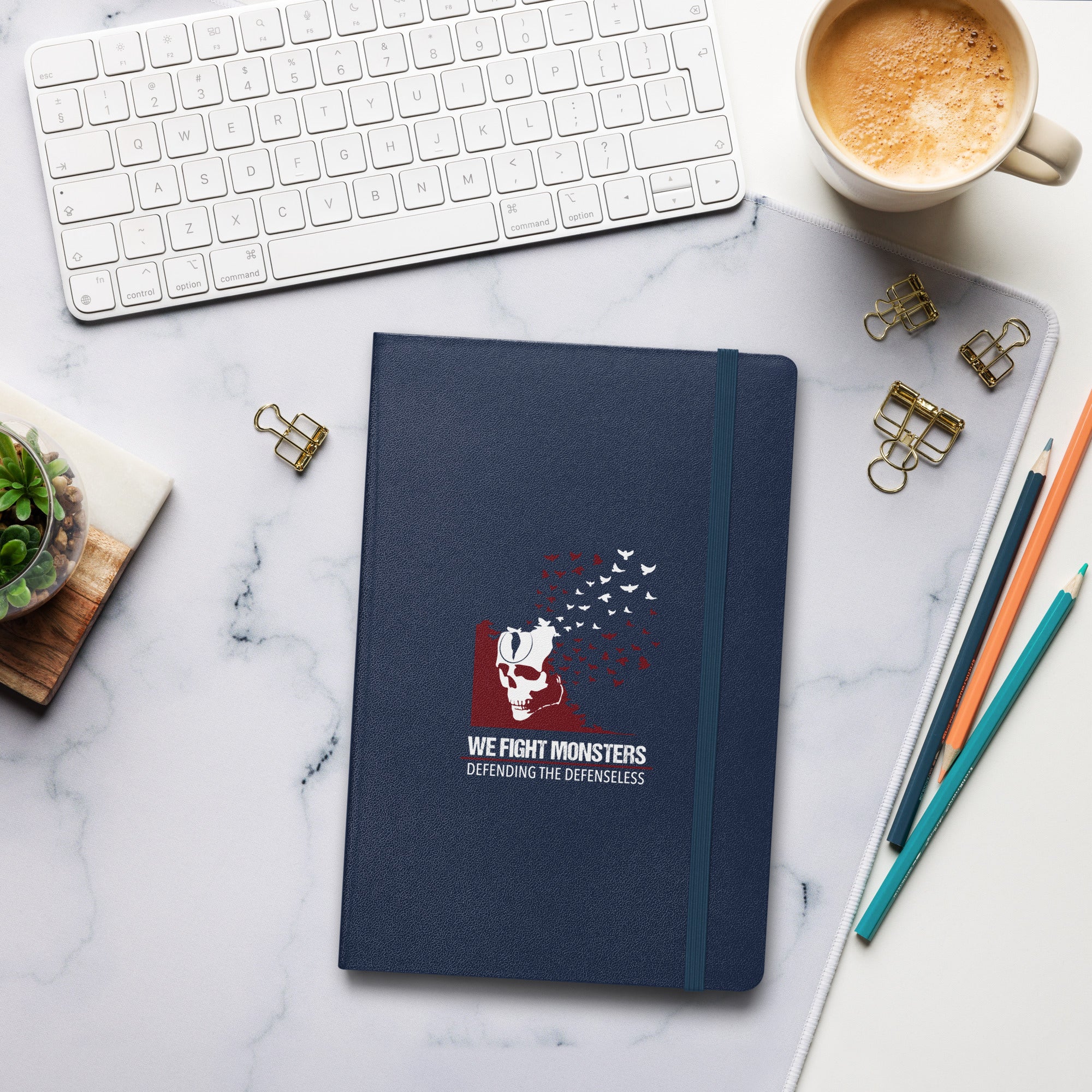 WFM White Sparrow Hardcover Bound Notebook