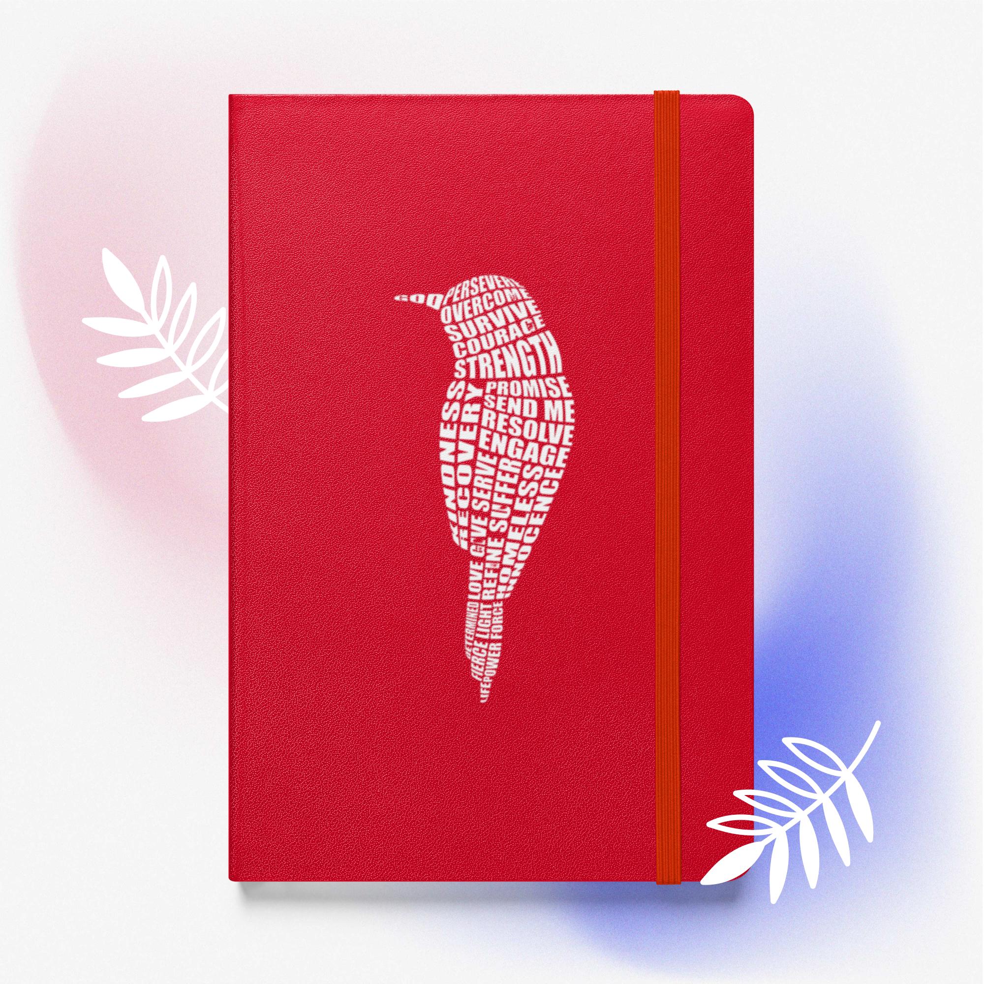Word Sparrow Hardcover Bound Notebook