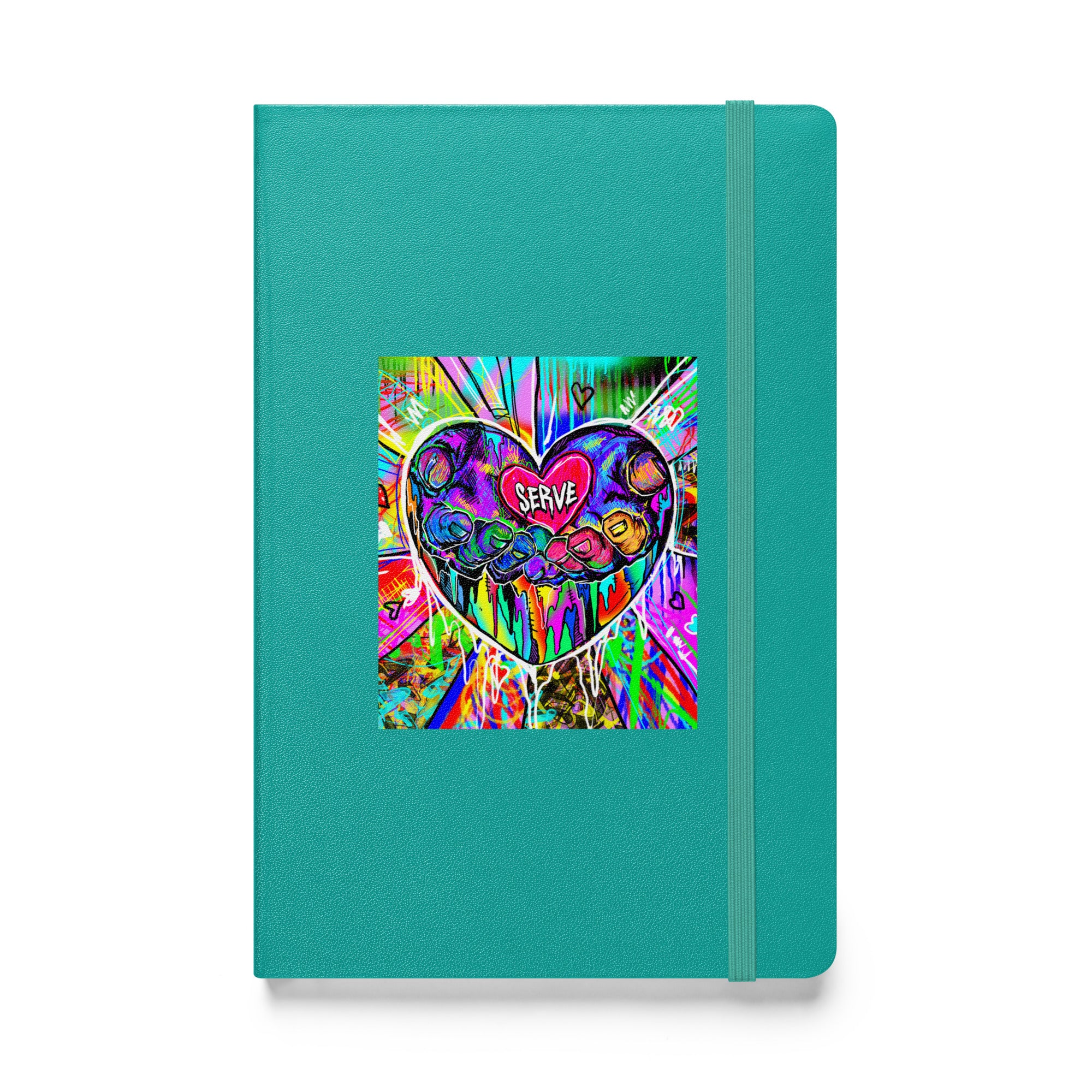 Graffiti Serve We Fight Monsters Hardcover Bound Notebook