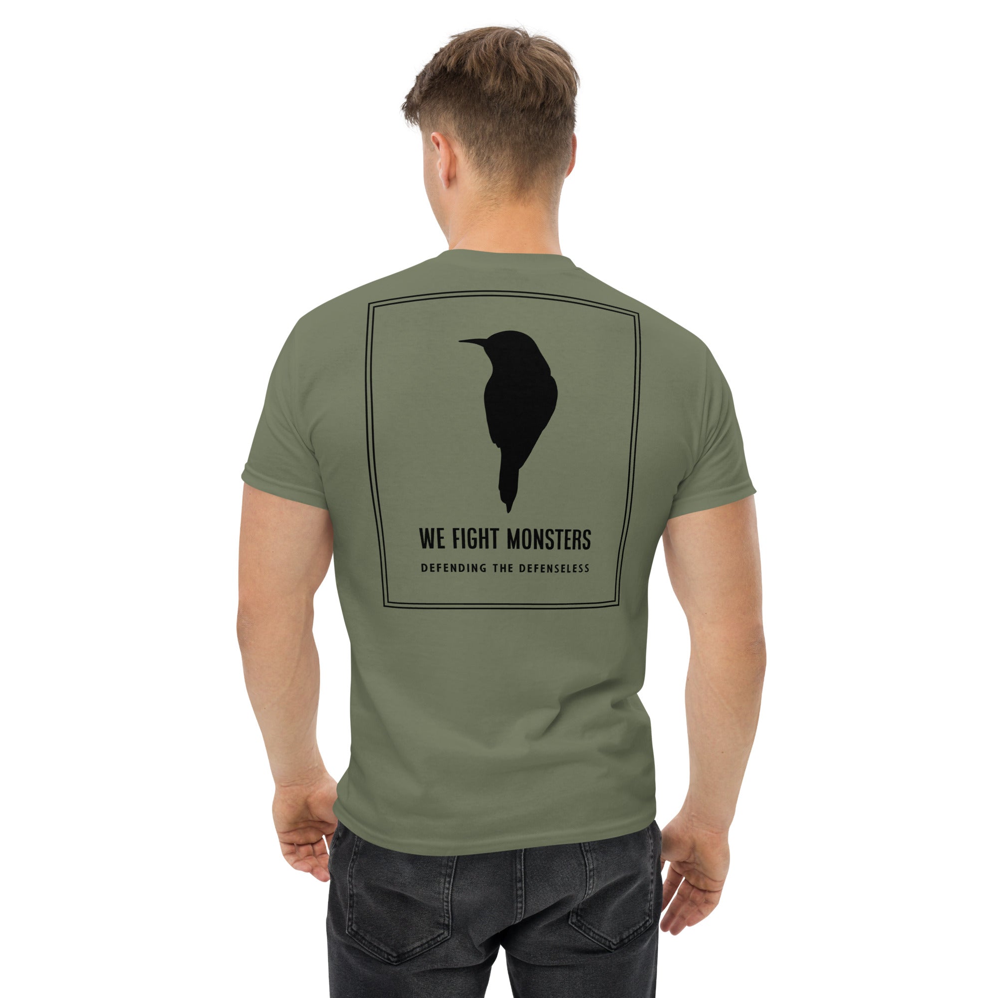 Real Men Protect - We Fight Monsters Mission Tee