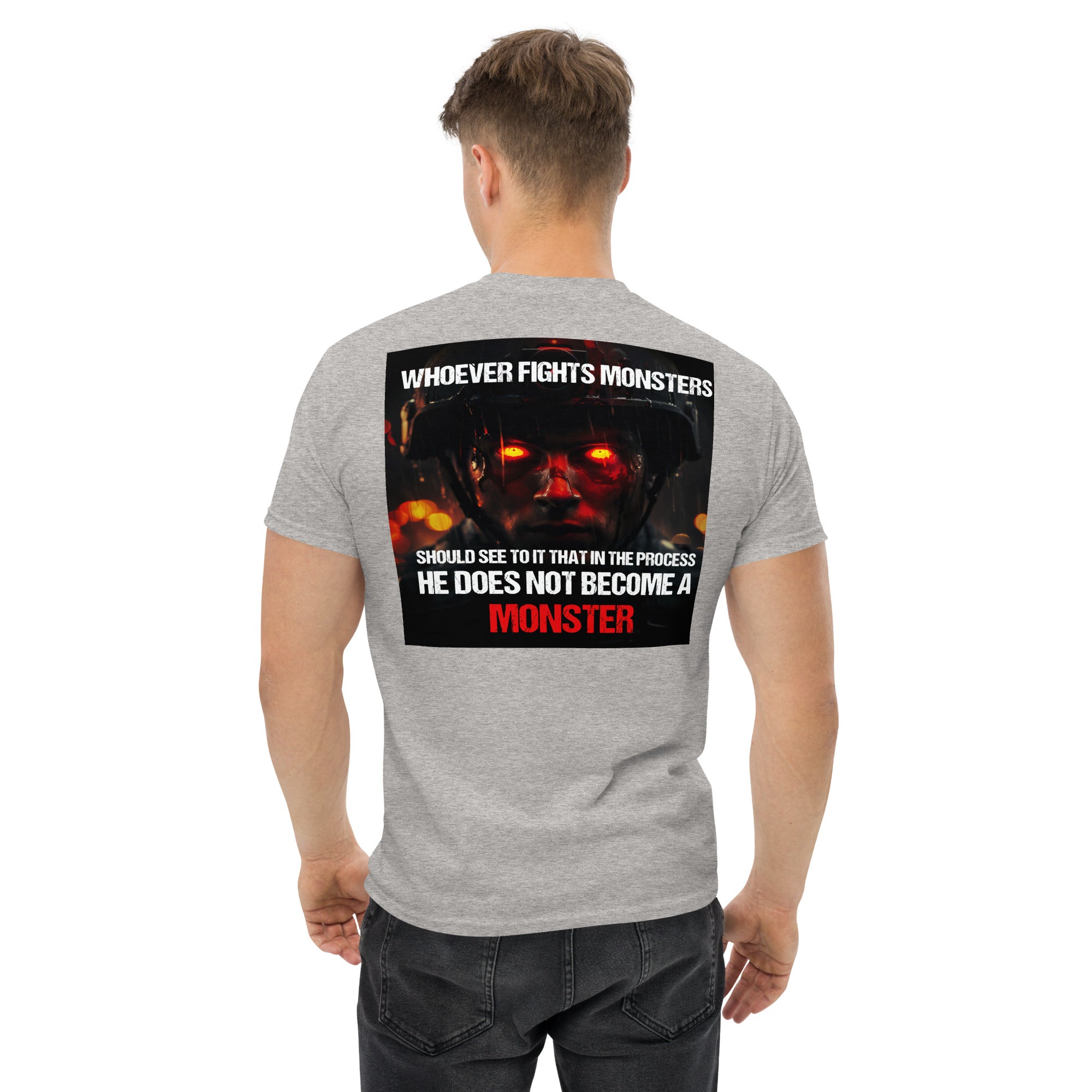 Fighting Monsters T Shirt