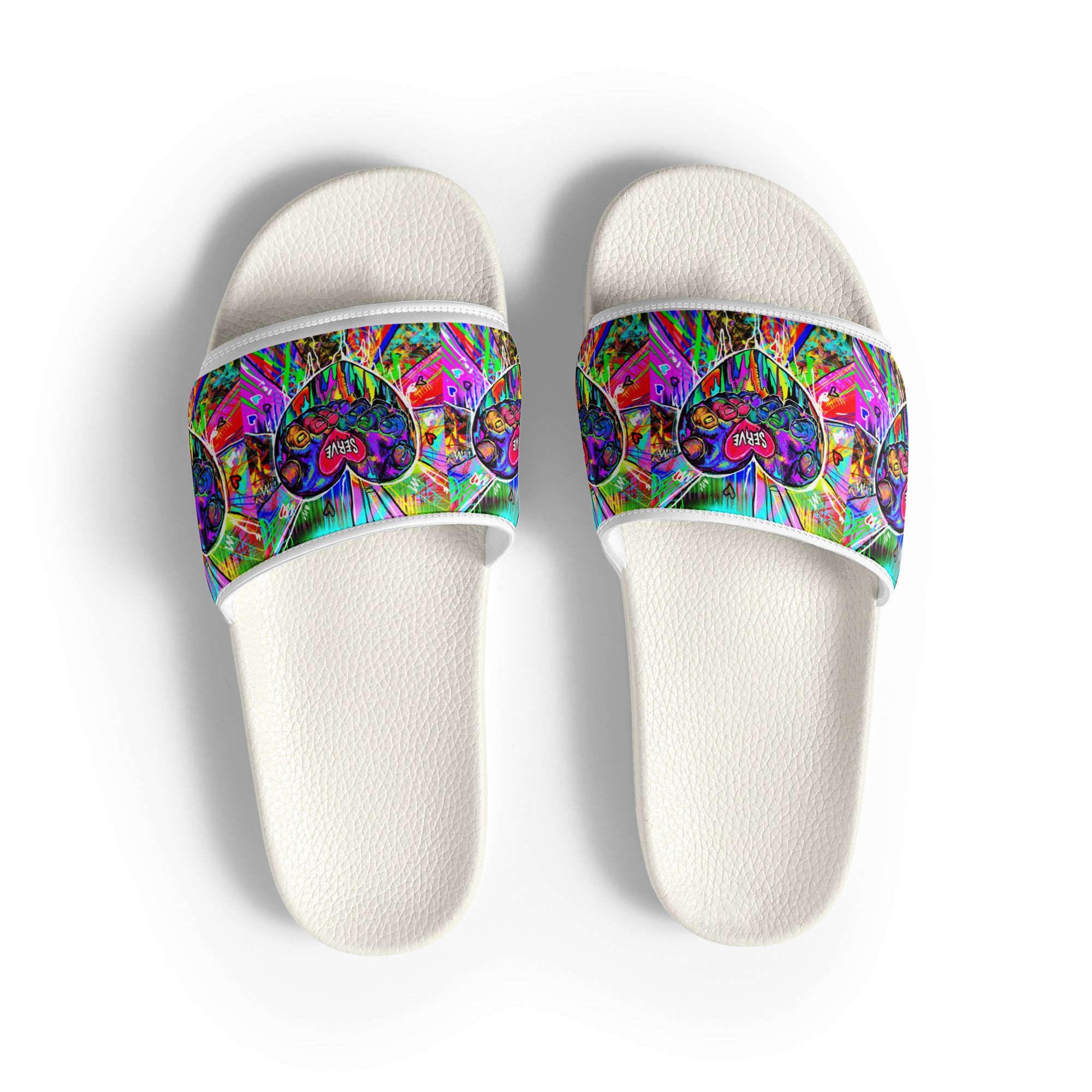 Graffiti Serve Men’s Slides