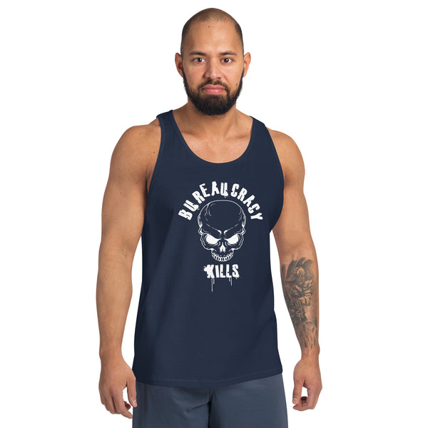 Bureaucracy Kills // We Fight Monsters Men's Tank Top