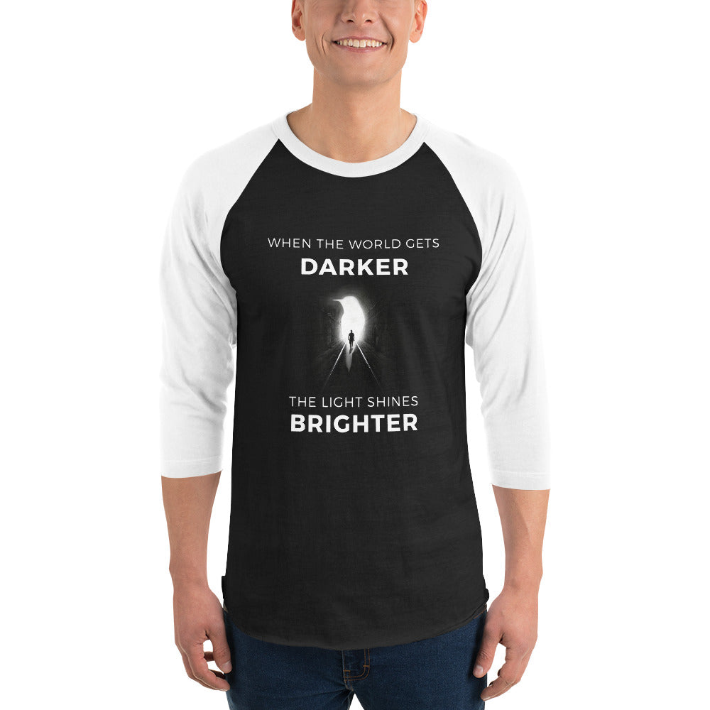 When The World Gets Darker 3/4 Sleeve Shirt