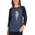 Word Sparrow 3/4 Sleeve Men/Women Shirt