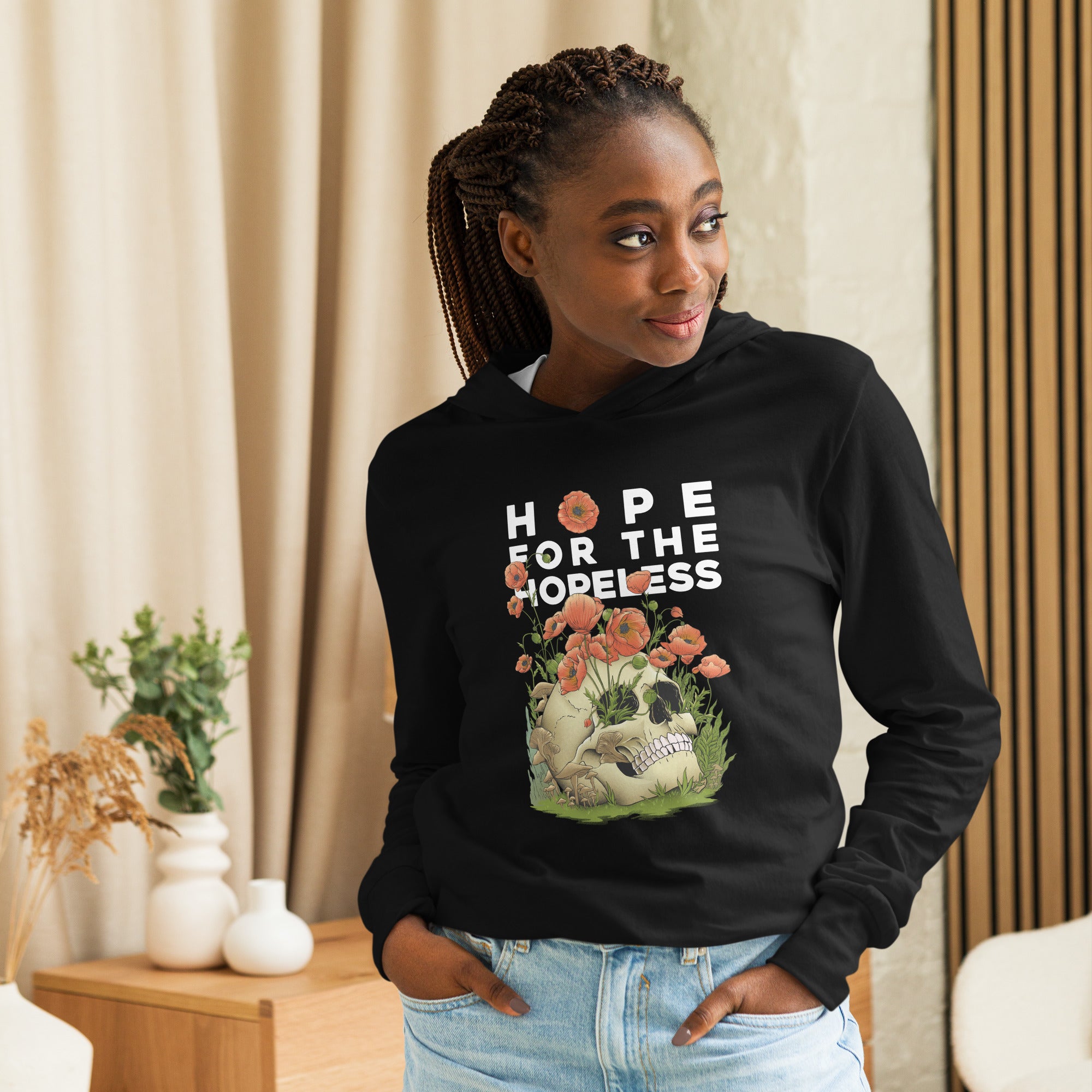 Hope For the Hopeless Hooded Long-Sleeve Tee