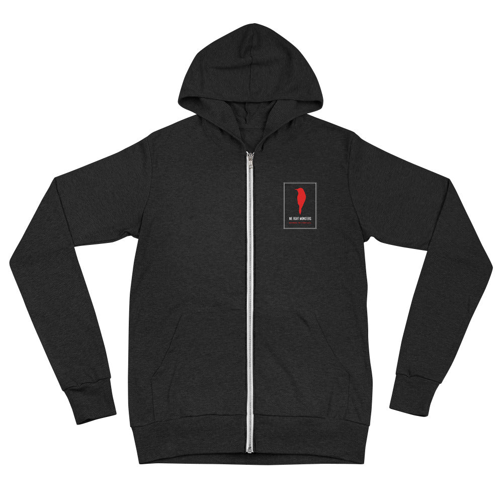When The World Gets Darker Zip Hoodie