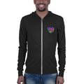 Graffiti Serve We Fight Monsters Zip Hoodie