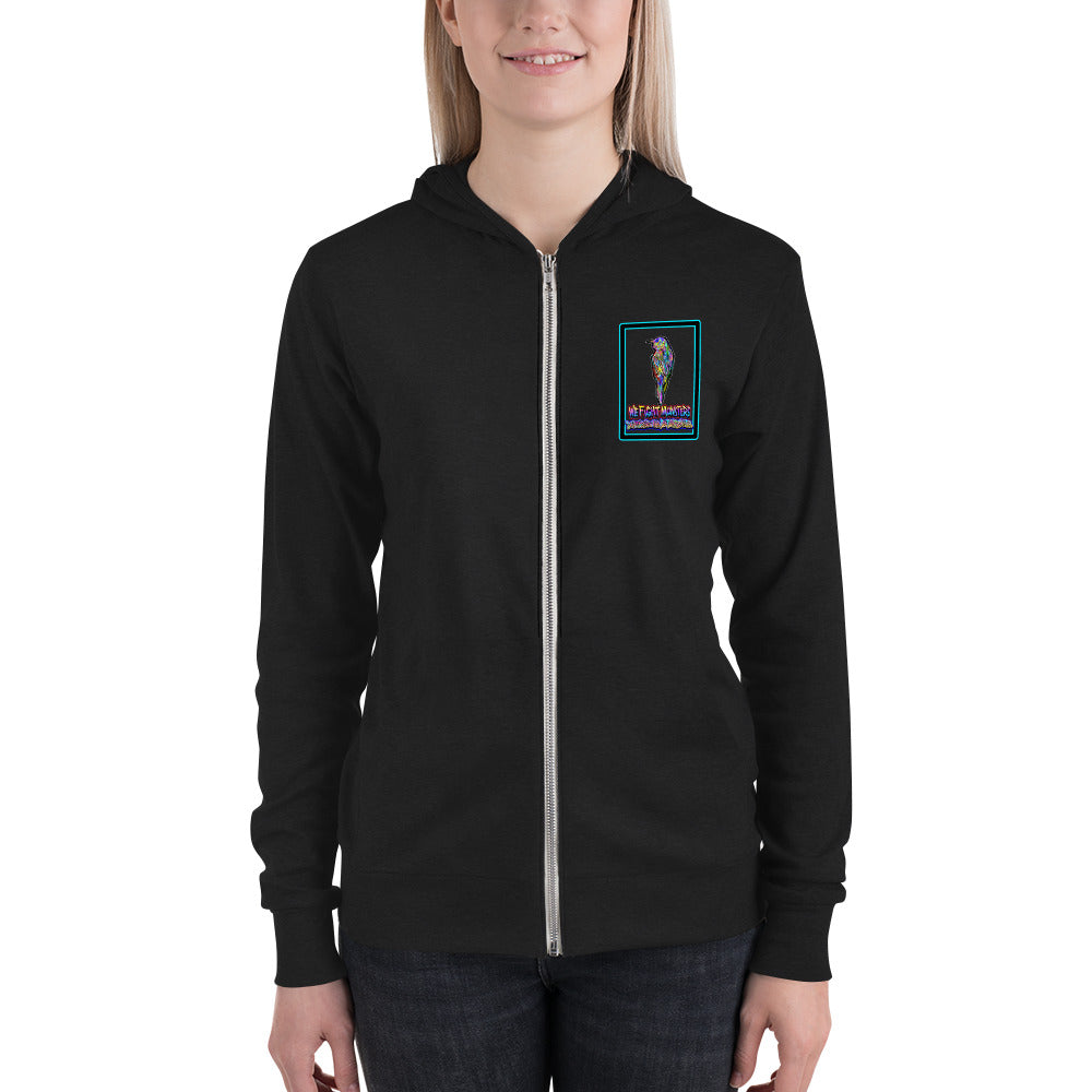 Graffiti Serve We Fight Monsters Zip Hoodie