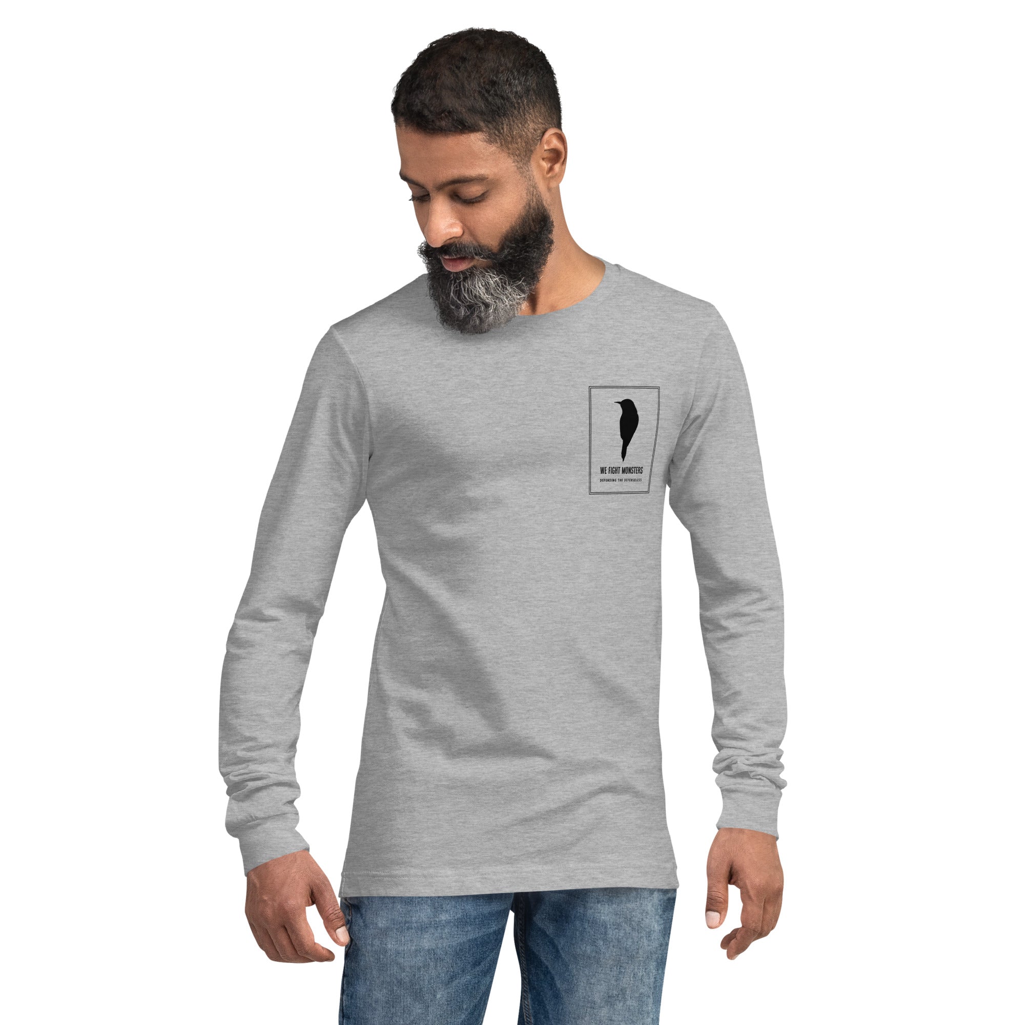 Not Republican, Not Democrat - AMERICAN // We Fight Monsters Unisex Long Sleeve Tee