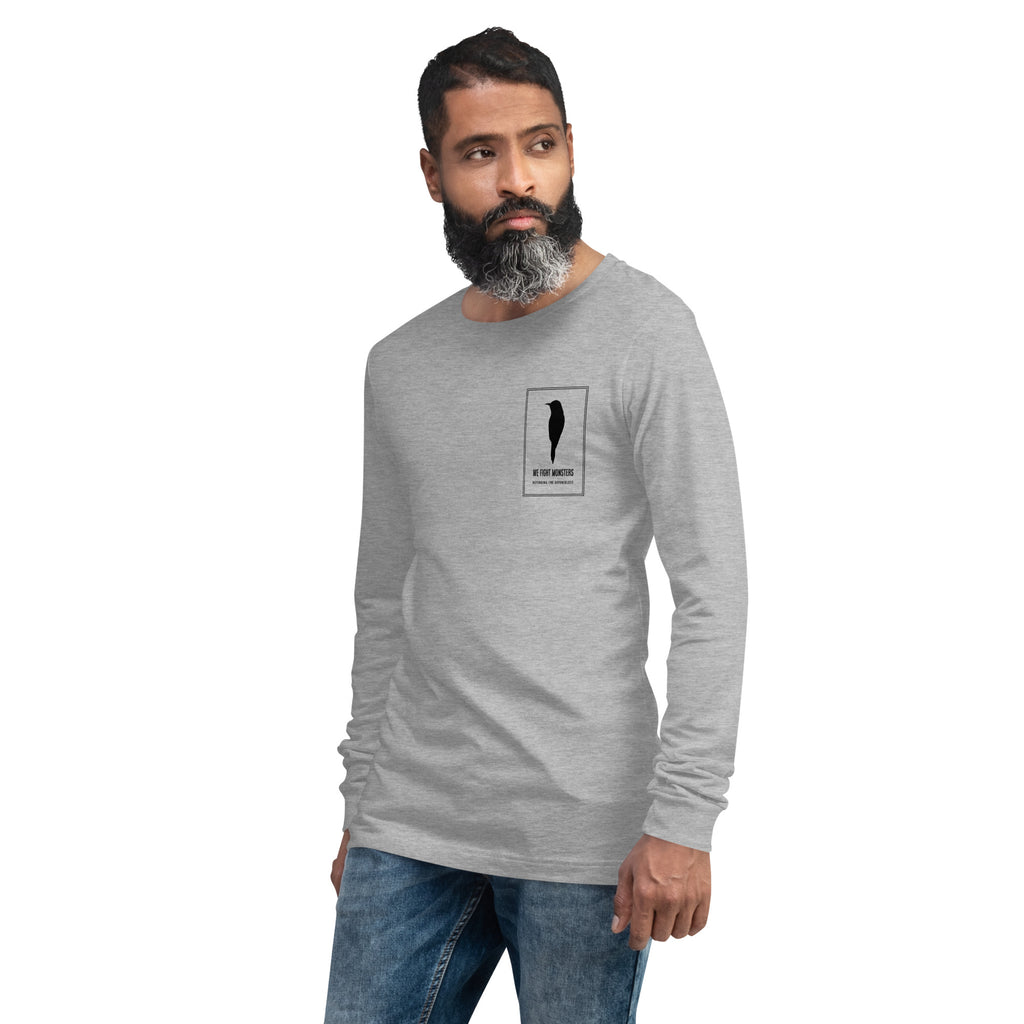 Not Republican, Not Democrat - AMERICAN // We Fight Monsters Unisex Long Sleeve Tee