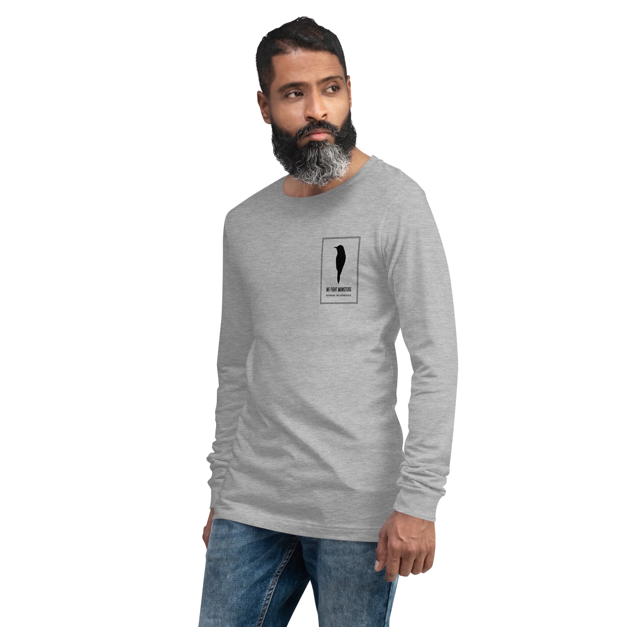 Not Republican, Not Democrat - AMERICAN // We Fight Monsters Unisex Long Sleeve Tee