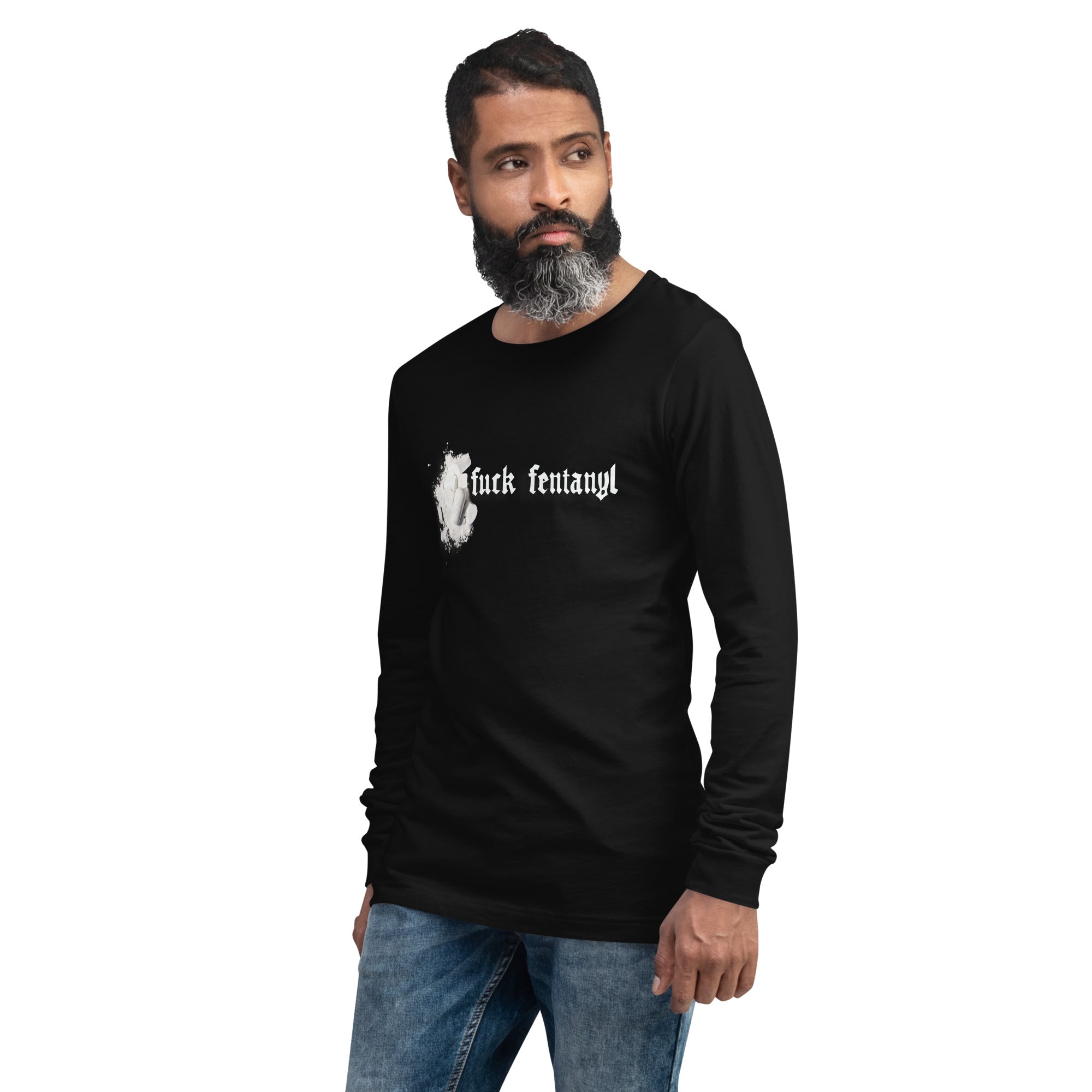 F*ck Fentanyl We Fight Monsters Long Sleeve Shirt