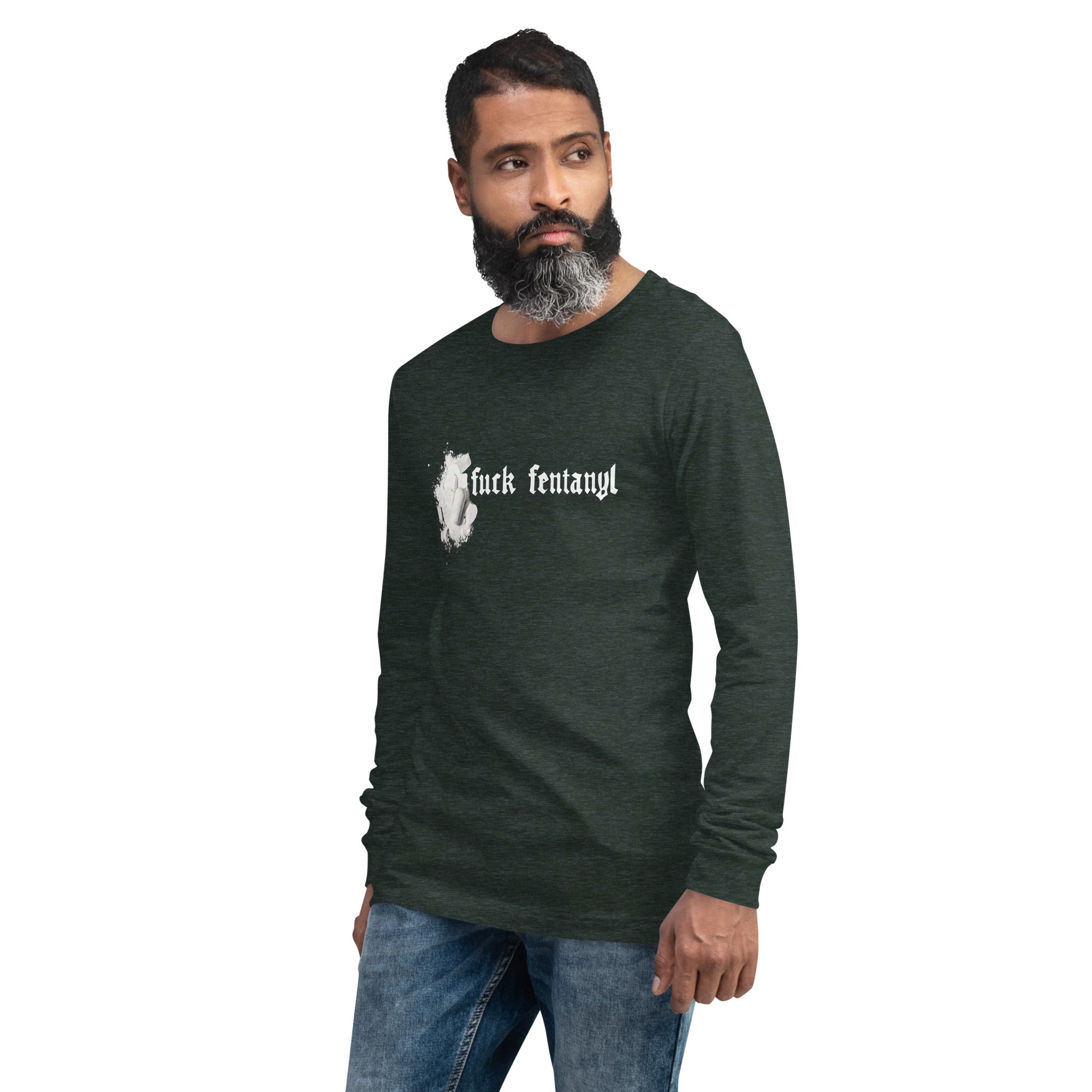 F*ck Fentanyl We Fight Monsters Long Sleeve Shirt