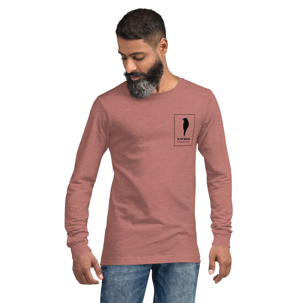 Not Republican, Not Democrat - AMERICAN // We Fight Monsters Unisex Long Sleeve Tee