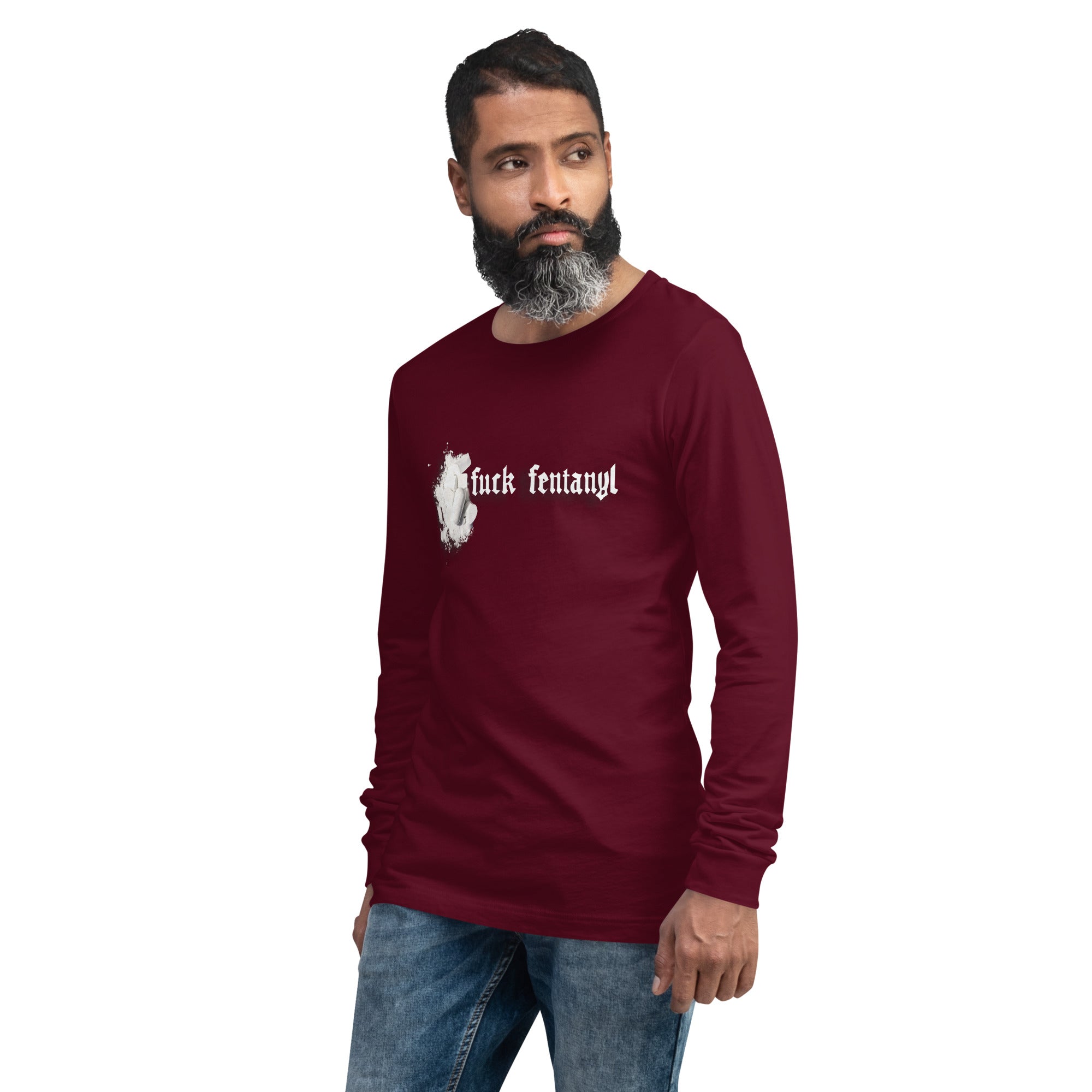 F*ck Fentanyl We Fight Monsters Long Sleeve Shirt