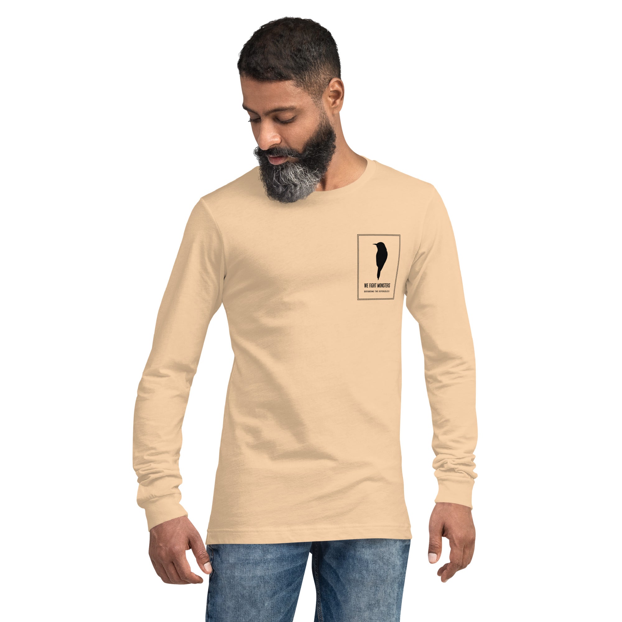 Not Republican, Not Democrat - AMERICAN // We Fight Monsters Unisex Long Sleeve Tee