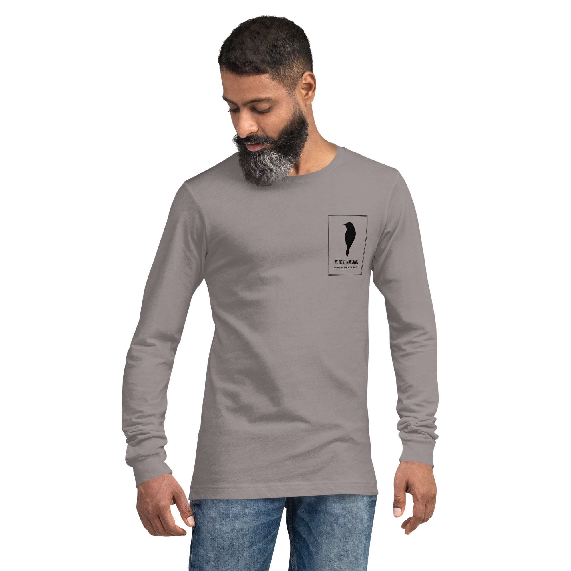 Not Republican, Not Democrat - AMERICAN // We Fight Monsters Unisex Long Sleeve Tee