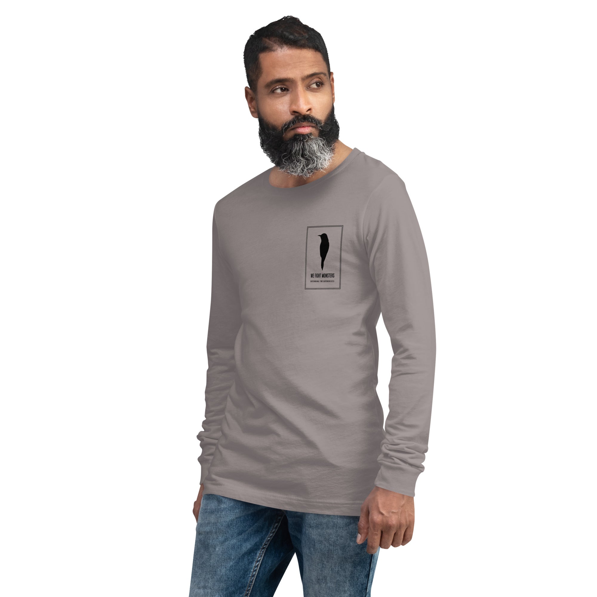 Not Republican, Not Democrat - AMERICAN // We Fight Monsters Unisex Long Sleeve Tee