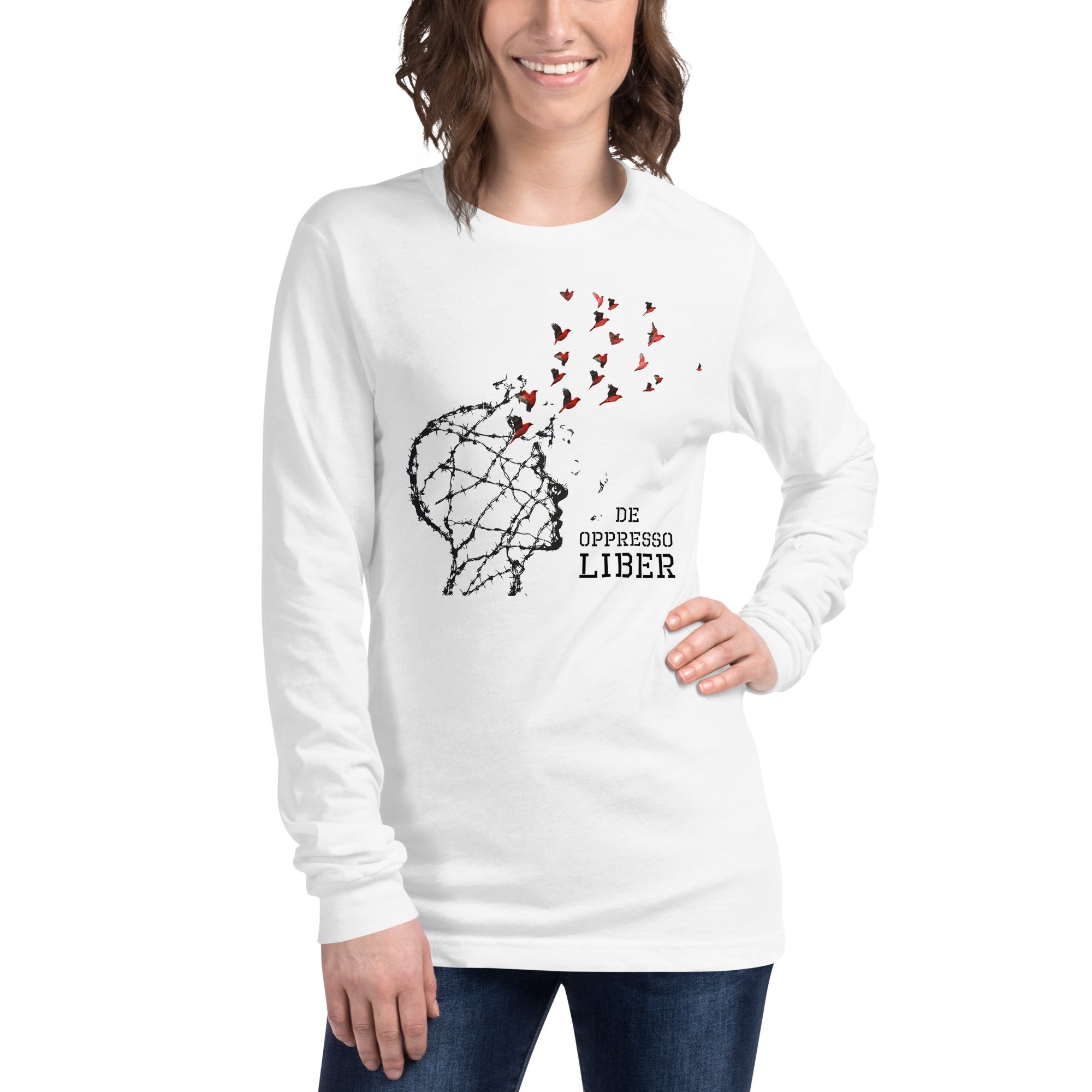De Oppresso Liber // We Fight Monsters Unisex Long Sleeve Tee
