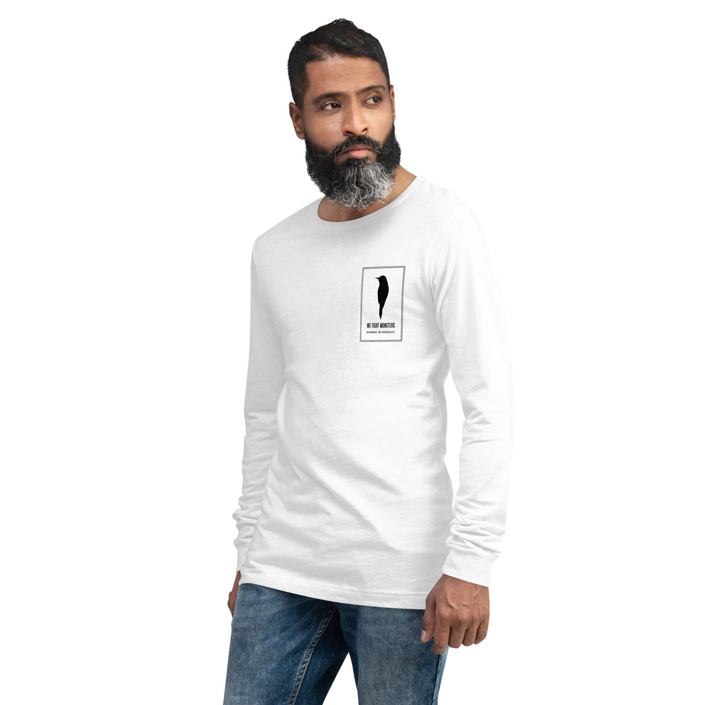 Not Republican, Not Democrat - AMERICAN // We Fight Monsters Unisex Long Sleeve Tee
