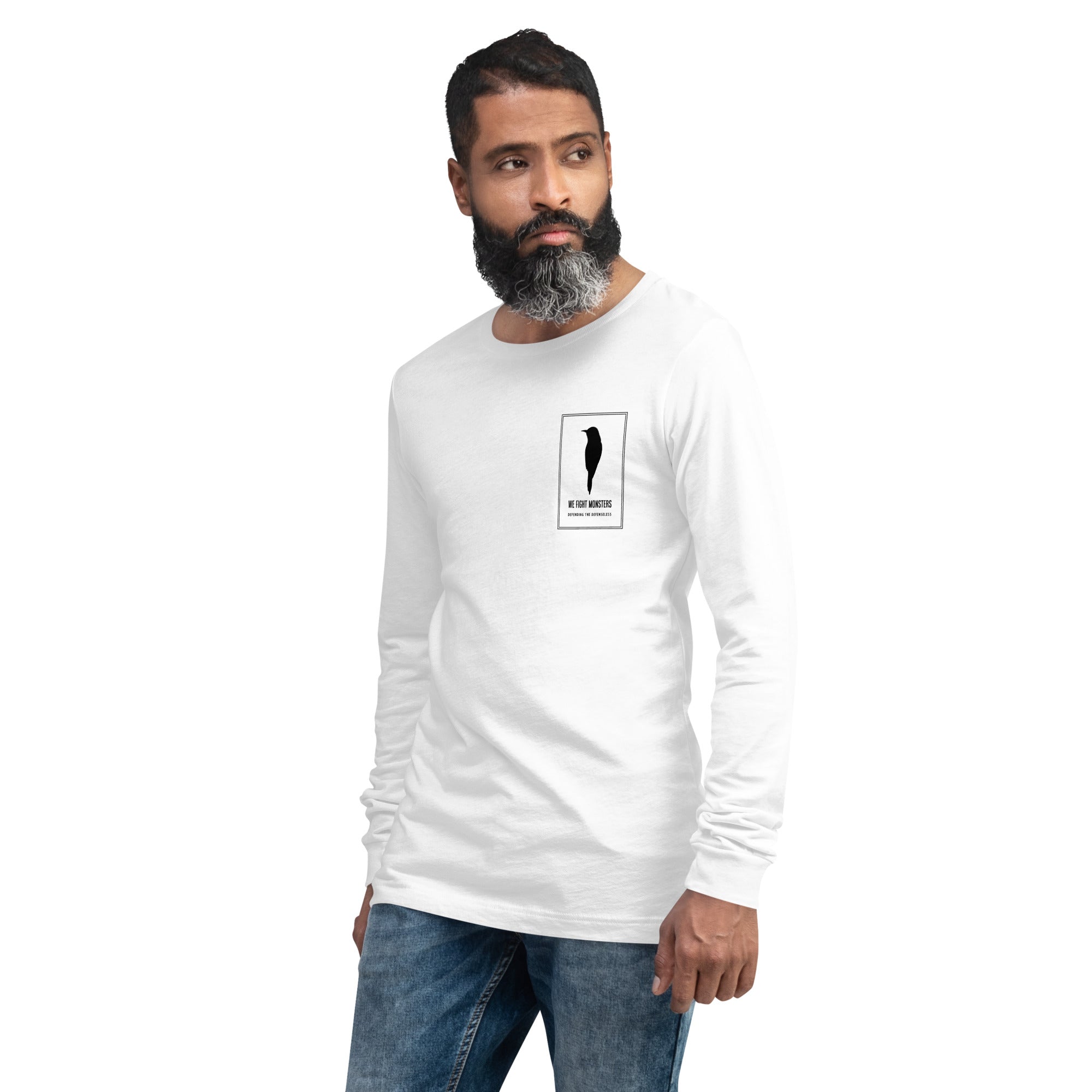 Not Republican, Not Democrat - AMERICAN // We Fight Monsters Unisex Long Sleeve Tee