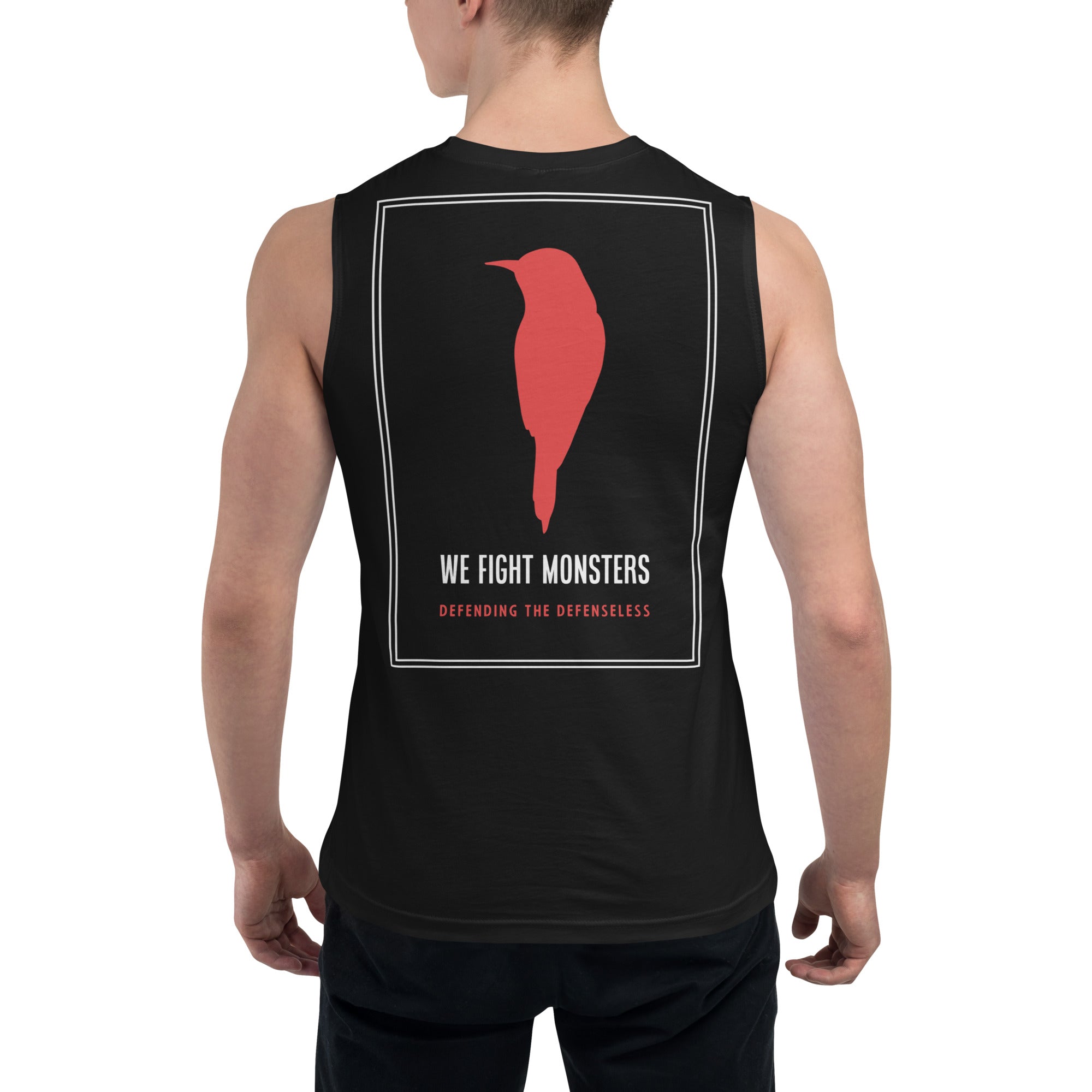 Do Not Make Peace With Evil, Destroy It // We Fight Monsters Muscle Shirt
