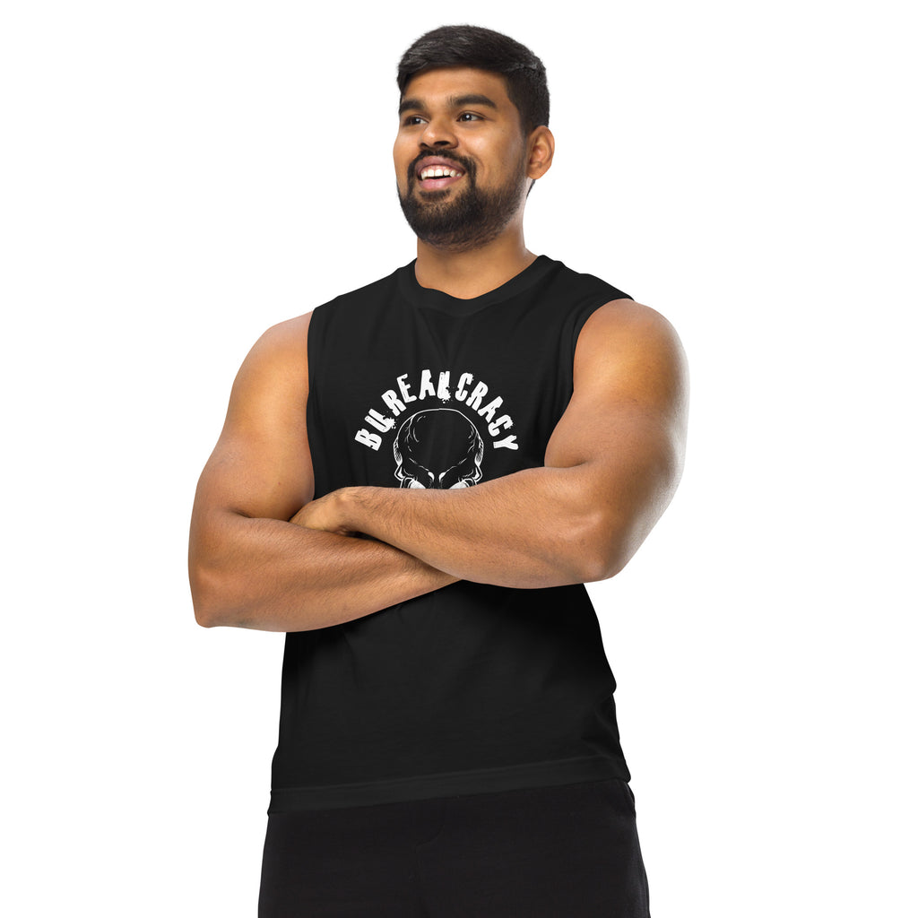 Bureaucracy Kills // We Fight Monsters Muscle Shirt