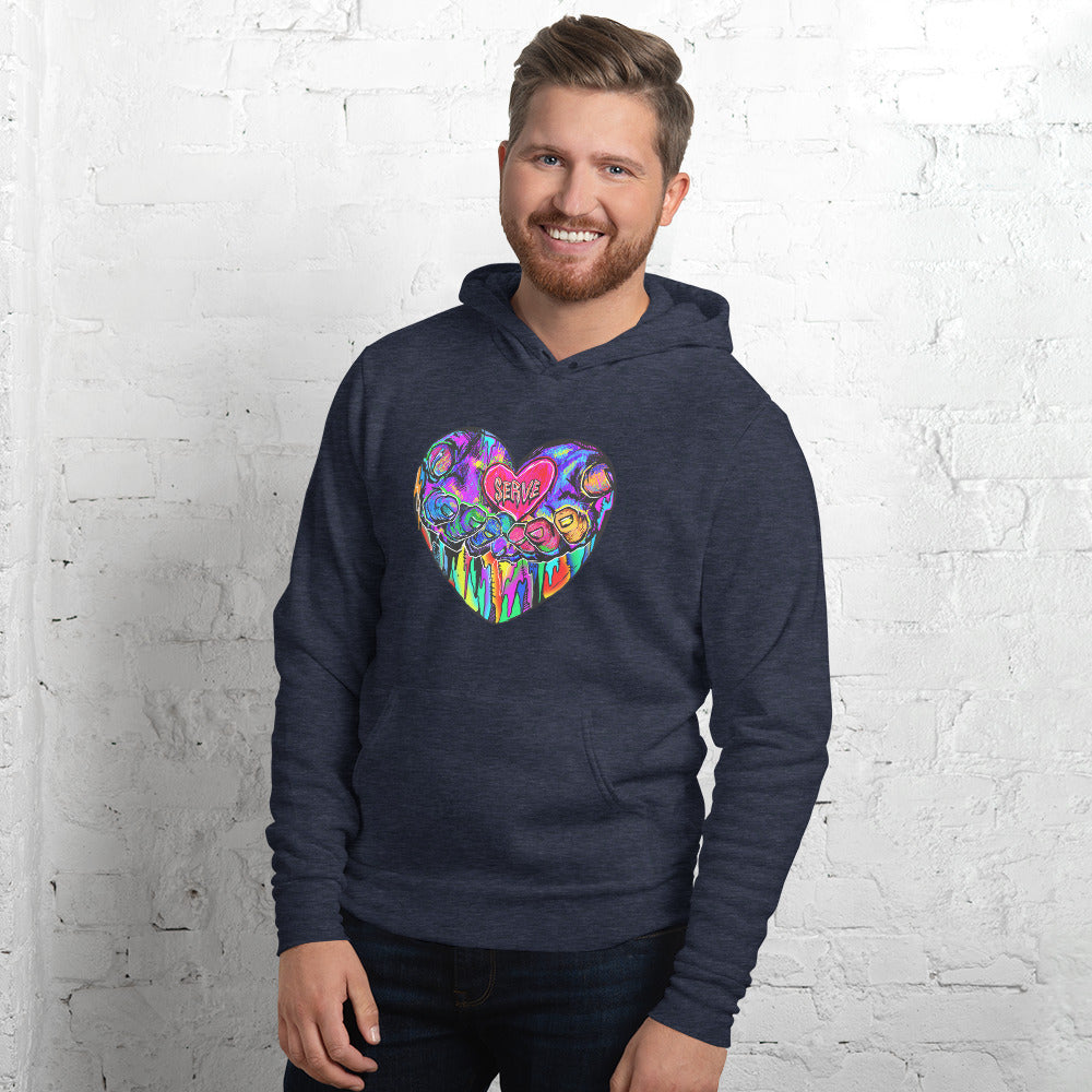Graffiti Serve We Fight Monsters Men/Women Hoodie