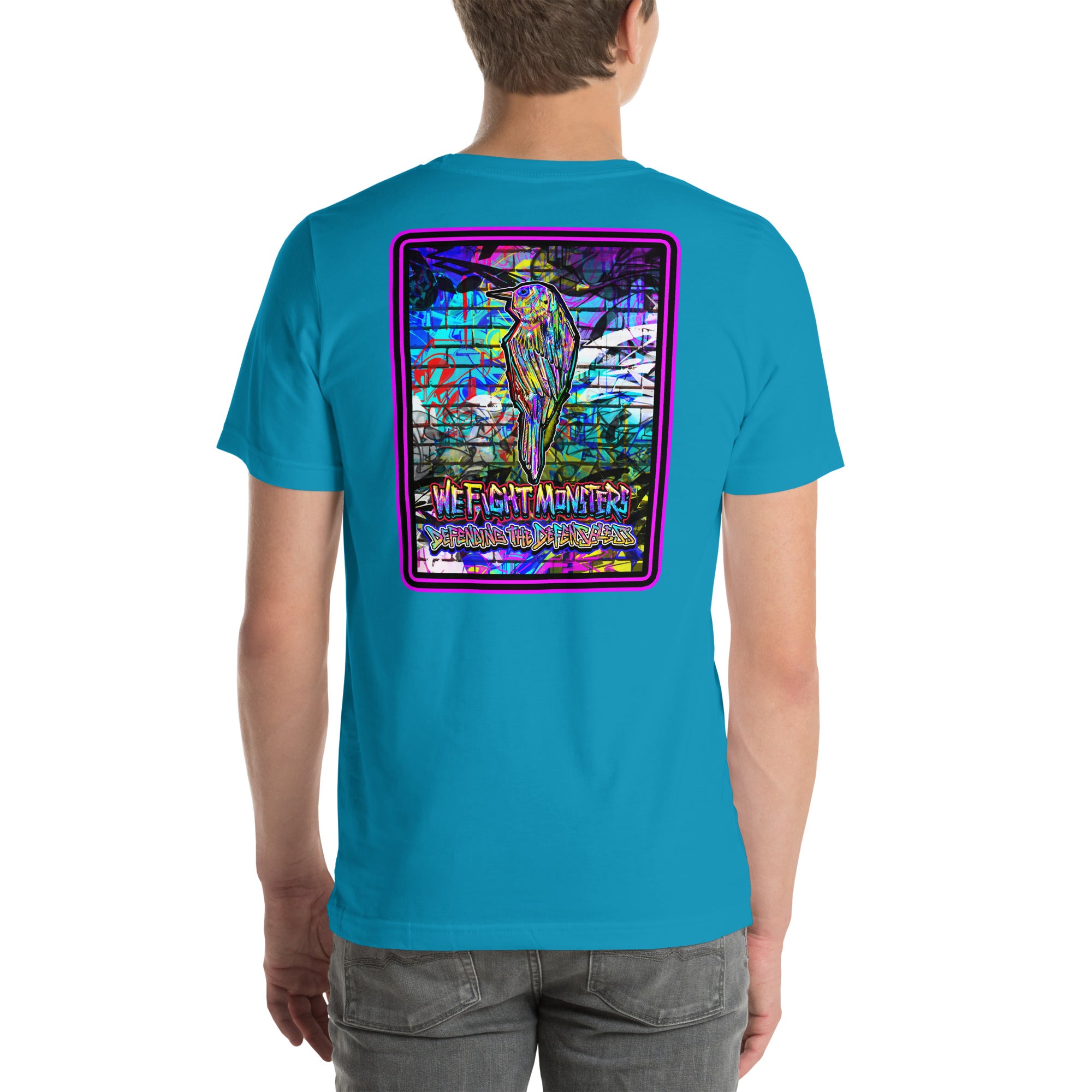 Graffiti Serve We Fight Monsters Men/Women Shirt