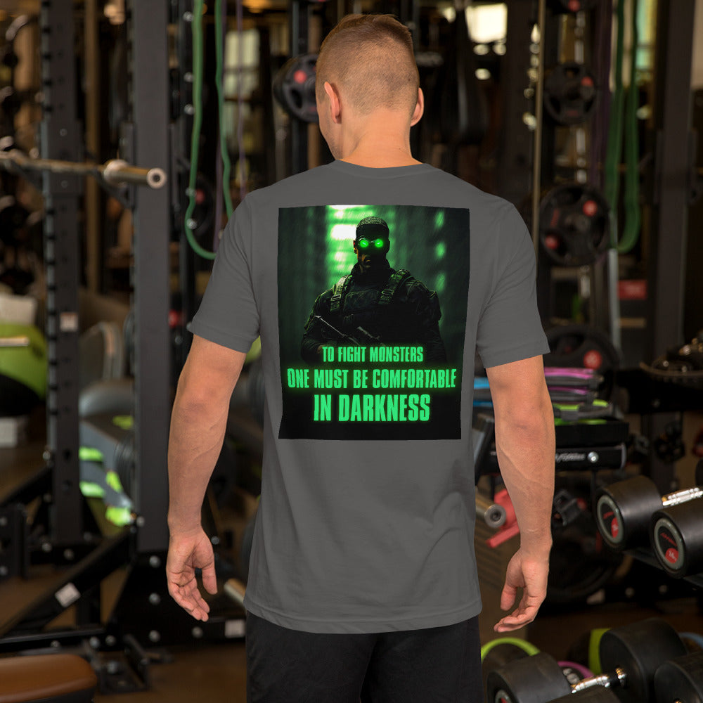 Comfortable in Darkness // We Fight Monsters Tee