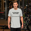 All My Role Models Went To Prison // We Fight Monsters Light Tee