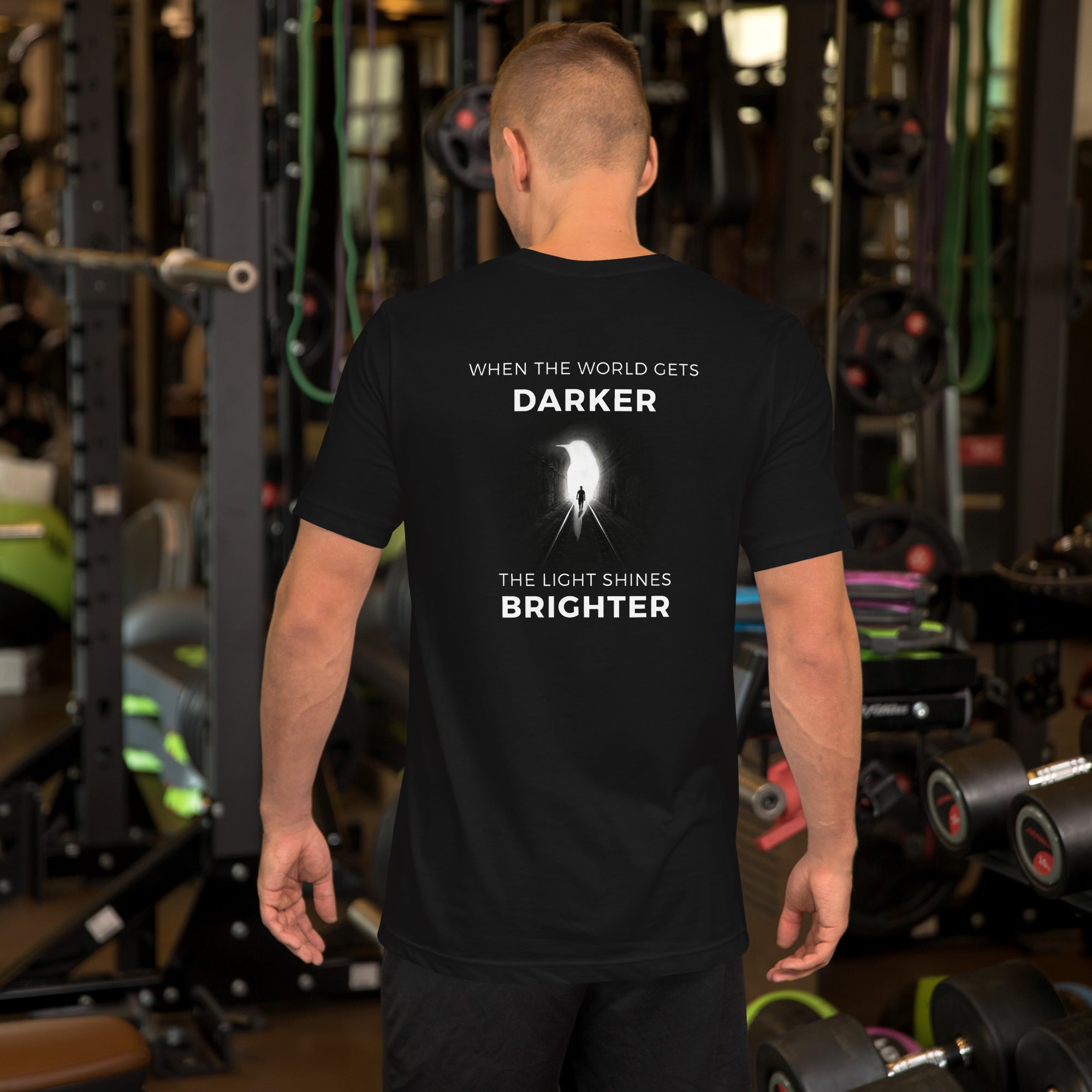 When The World Gets Darker Men/Women Tshirt