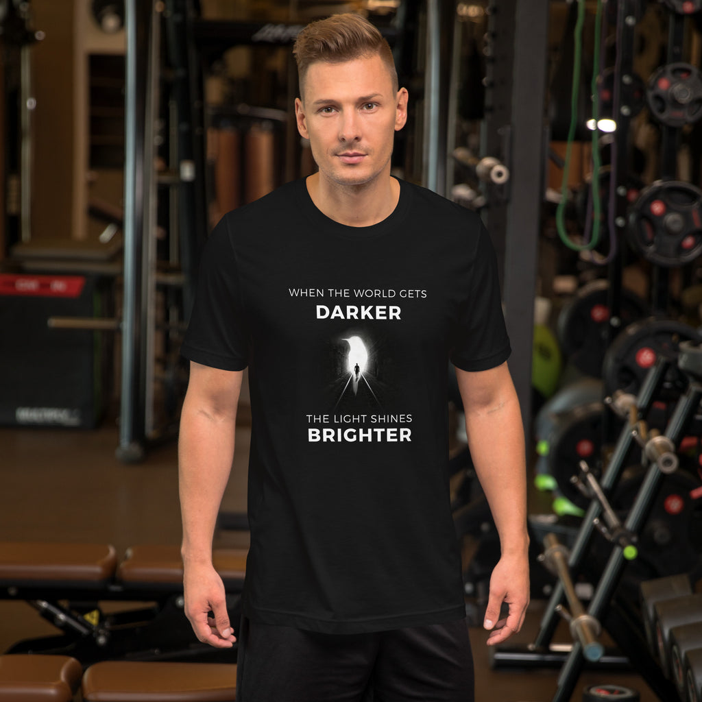 When the World Gets Darker Men/Women t-shirt