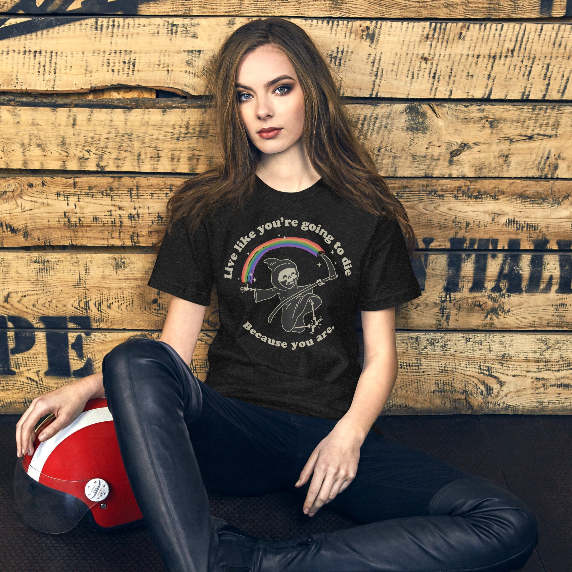 Live Like You're Going to Die...Because You Are - We Fight Monsters Tee