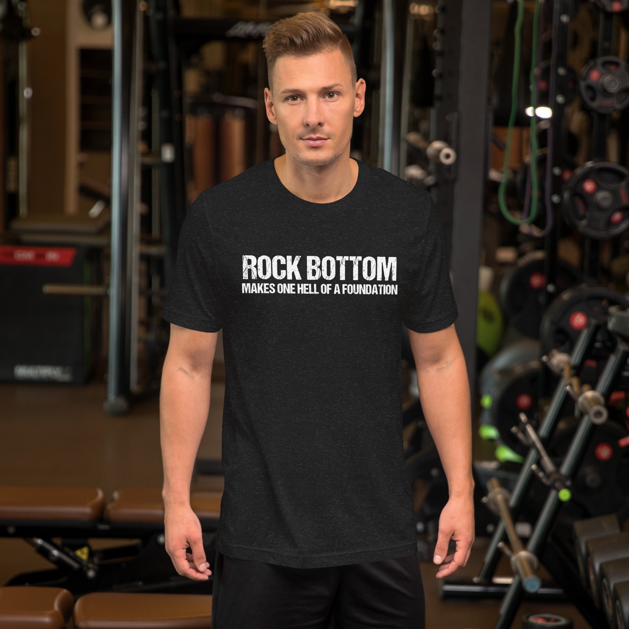 Rock Bottom Makes One Hell of a Foundation // We Fight Monsters Tee