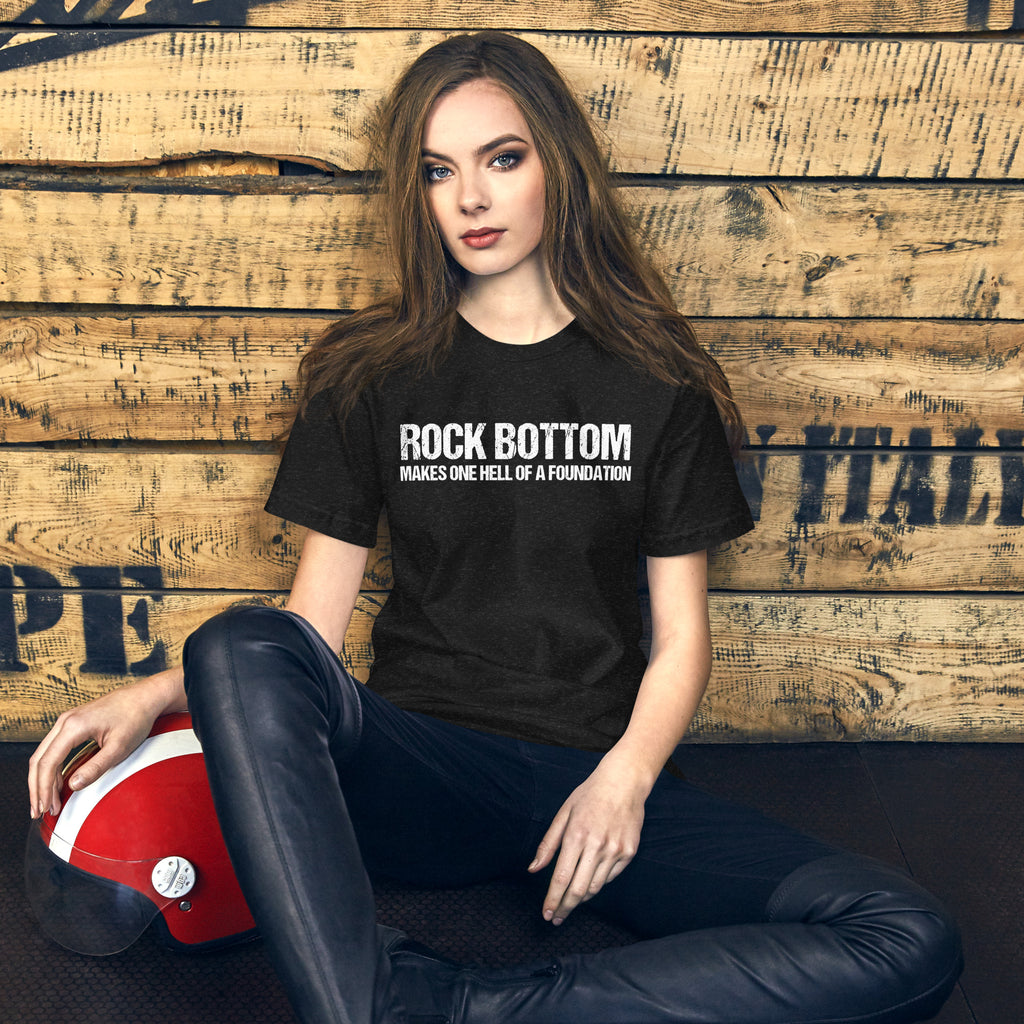 Rock Bottom Makes One Hell of a Foundation // We Fight Monsters Tee