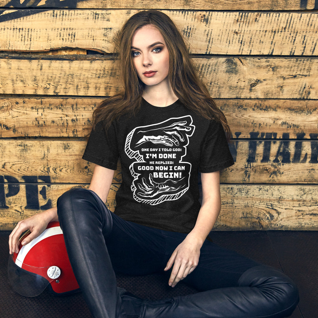 Let God Begin - We Fight Monsters Mission Tee
