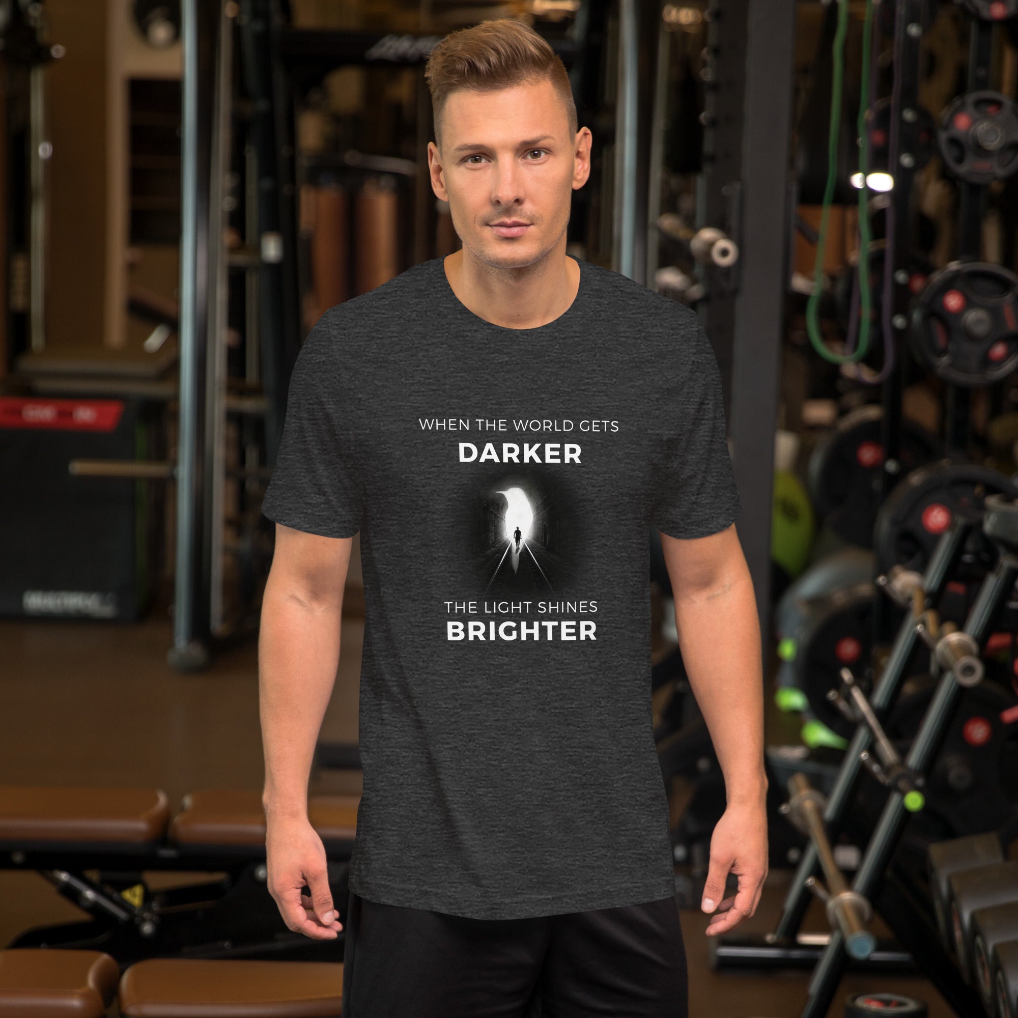 When the World Gets Darker Men/Women t-shirt
