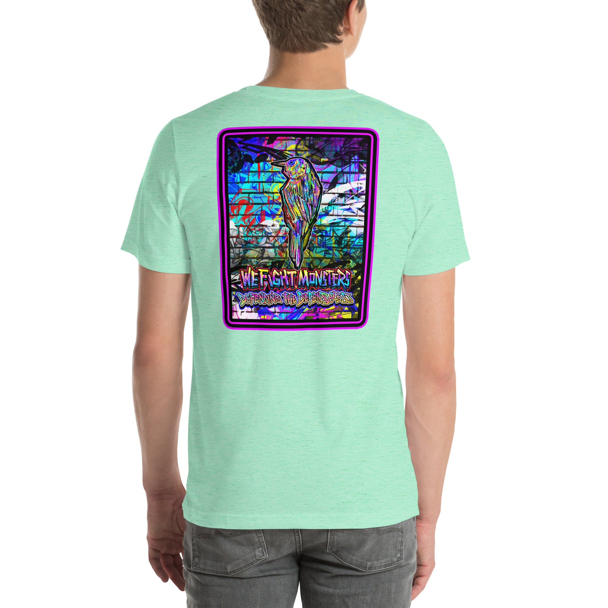 Graffiti Serve We Fight Monsters Men/Women Shirt