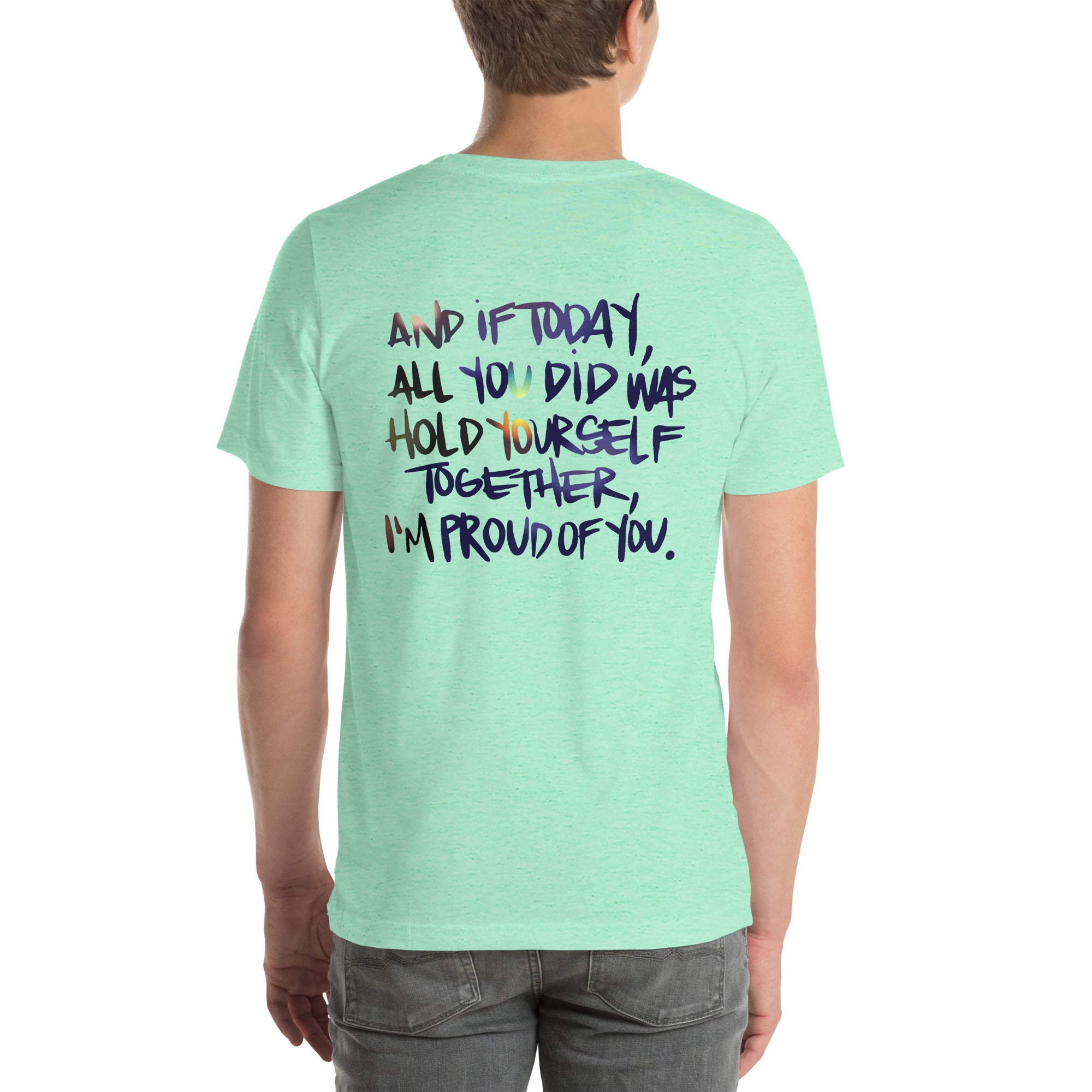 If All You Did Was Hold Yourself Together - Reverse Image Shirt