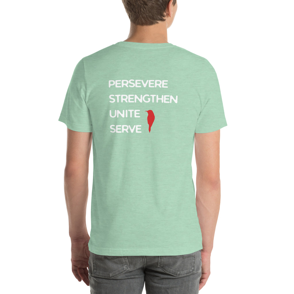 Sparrow Heart - Persevere, Strengthen, Unite, Serve Shirt