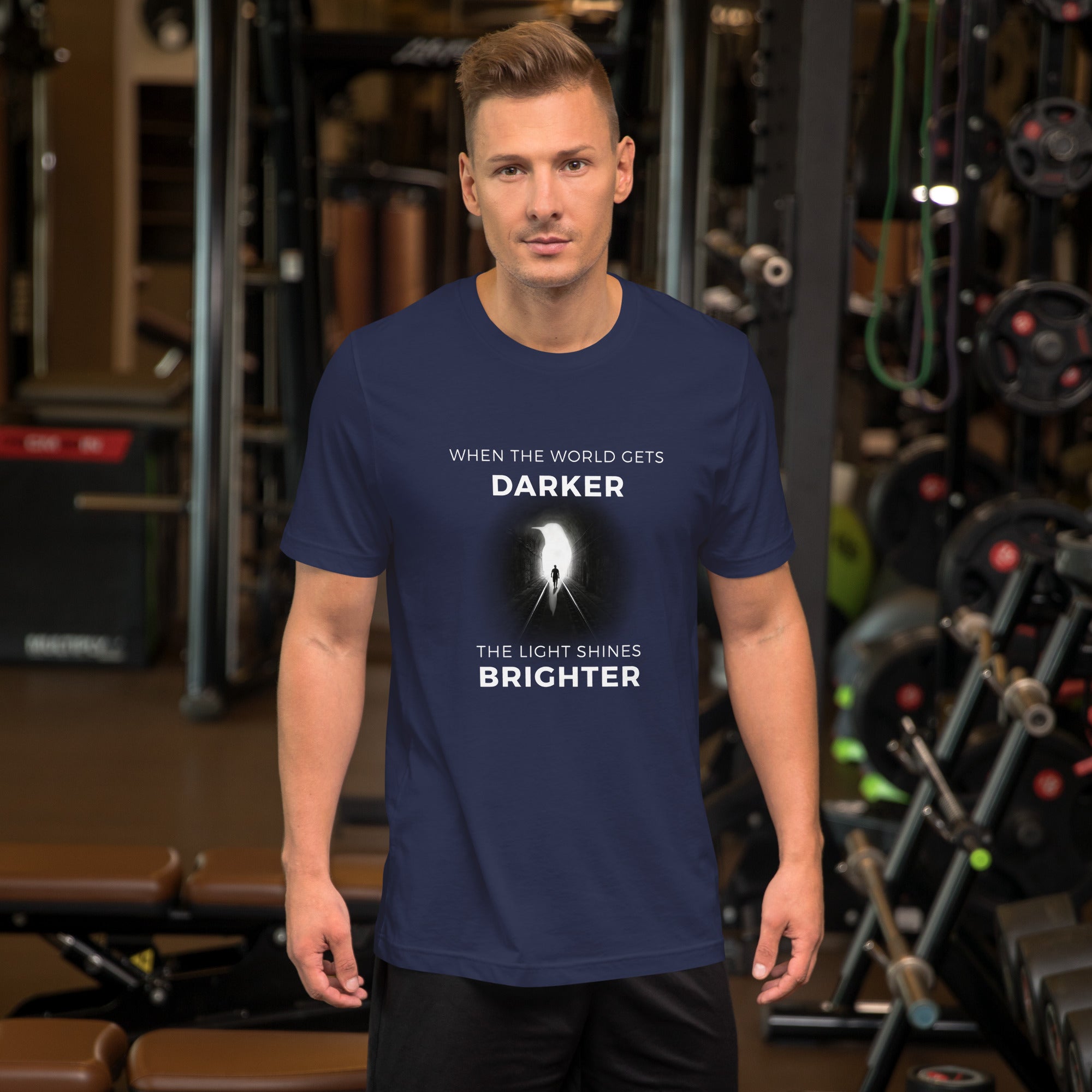 When the World Gets Darker Men/Women t-shirt