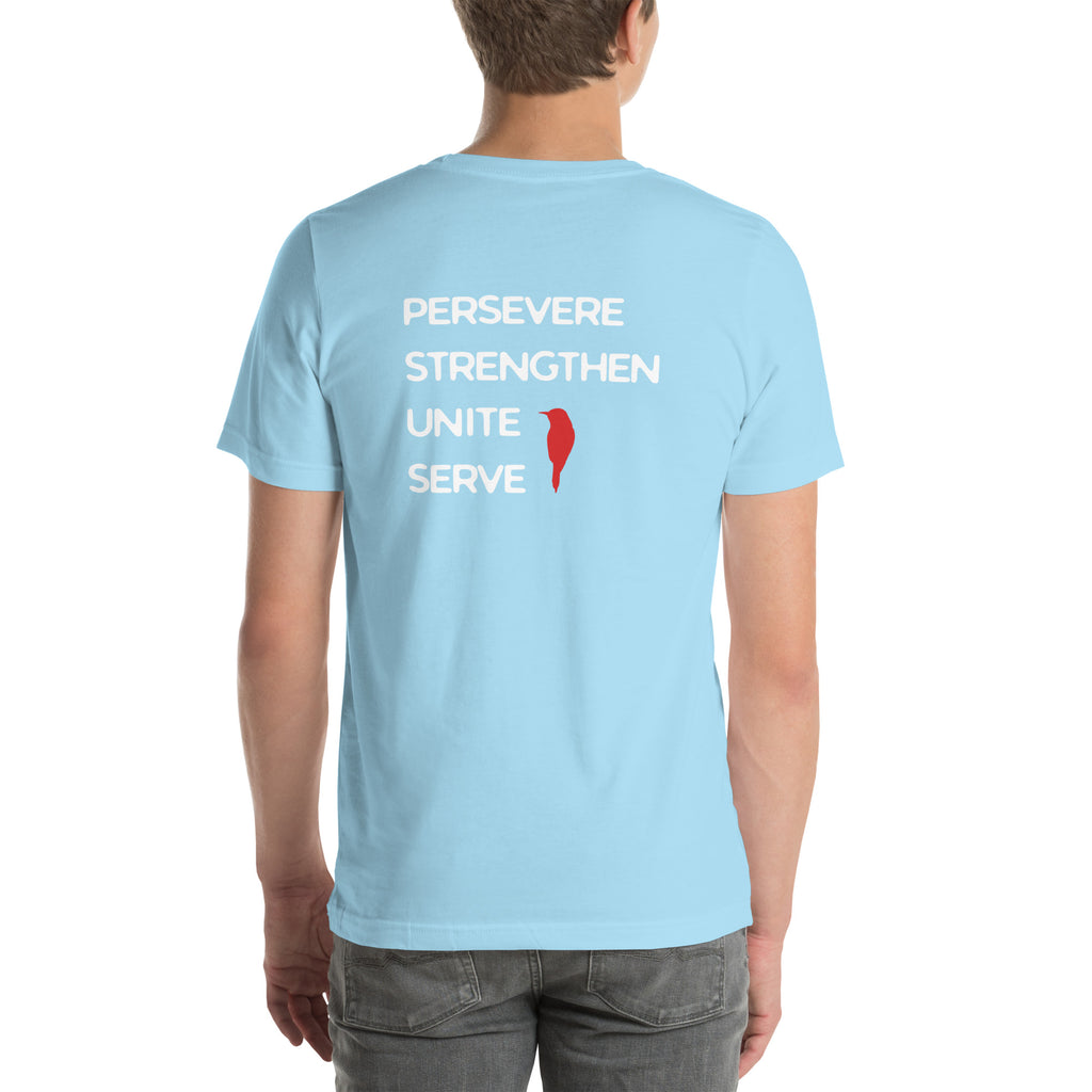 Sparrow Heart - Persevere, Strengthen, Unite, Serve Shirt