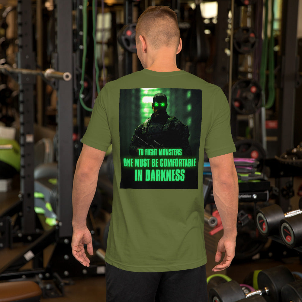 Comfortable in Darkness // We Fight Monsters Tee