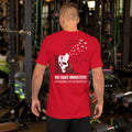 White Sparrow Banksy Inspired We Fight Monsters Op Tee