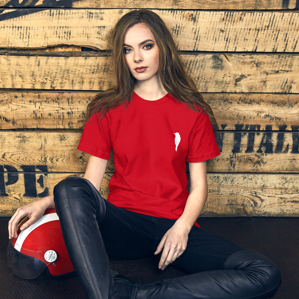 White Sparrow Banksy Inspired We Fight Monsters Op Tee