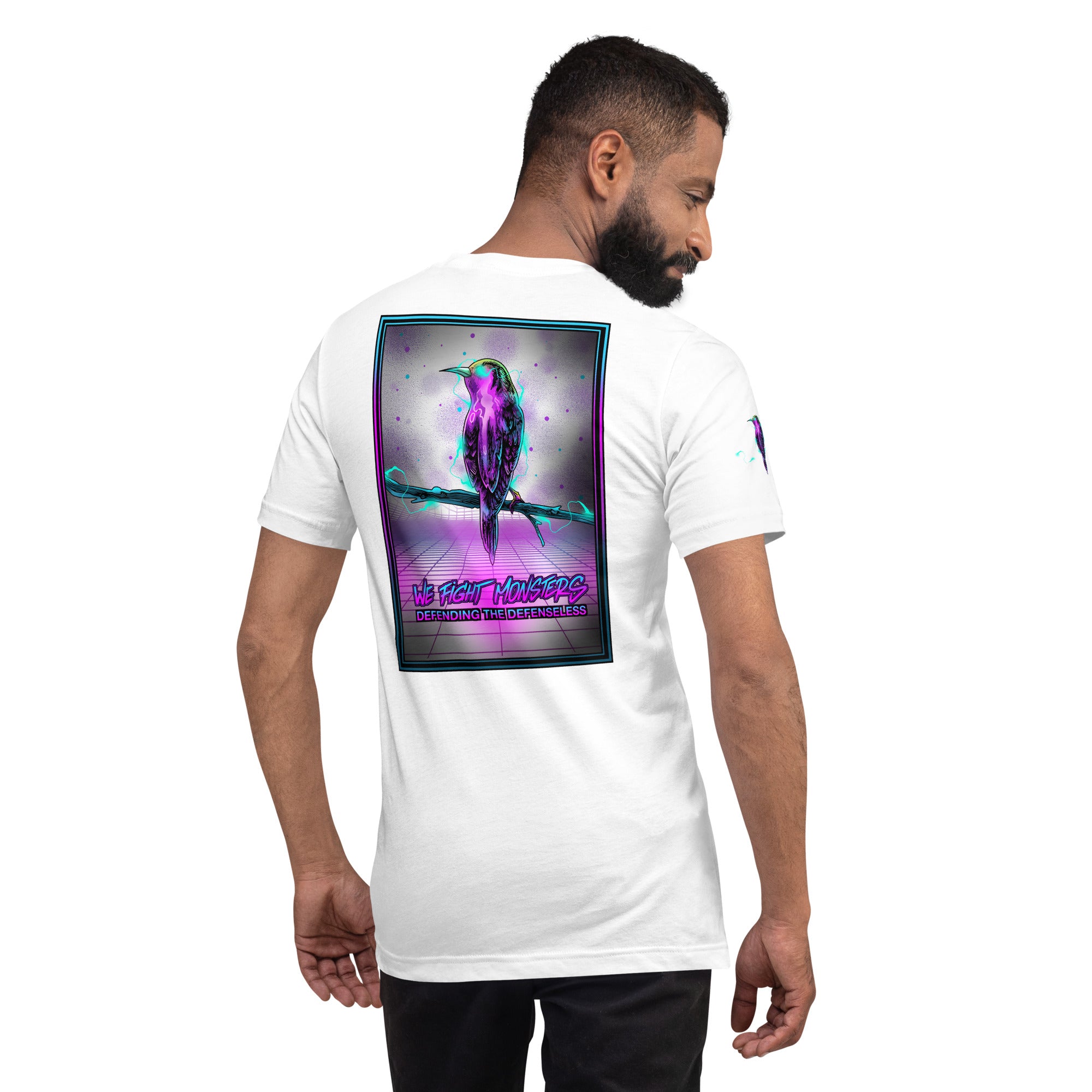 80s We Fight Monsters Men /Women T-shirt