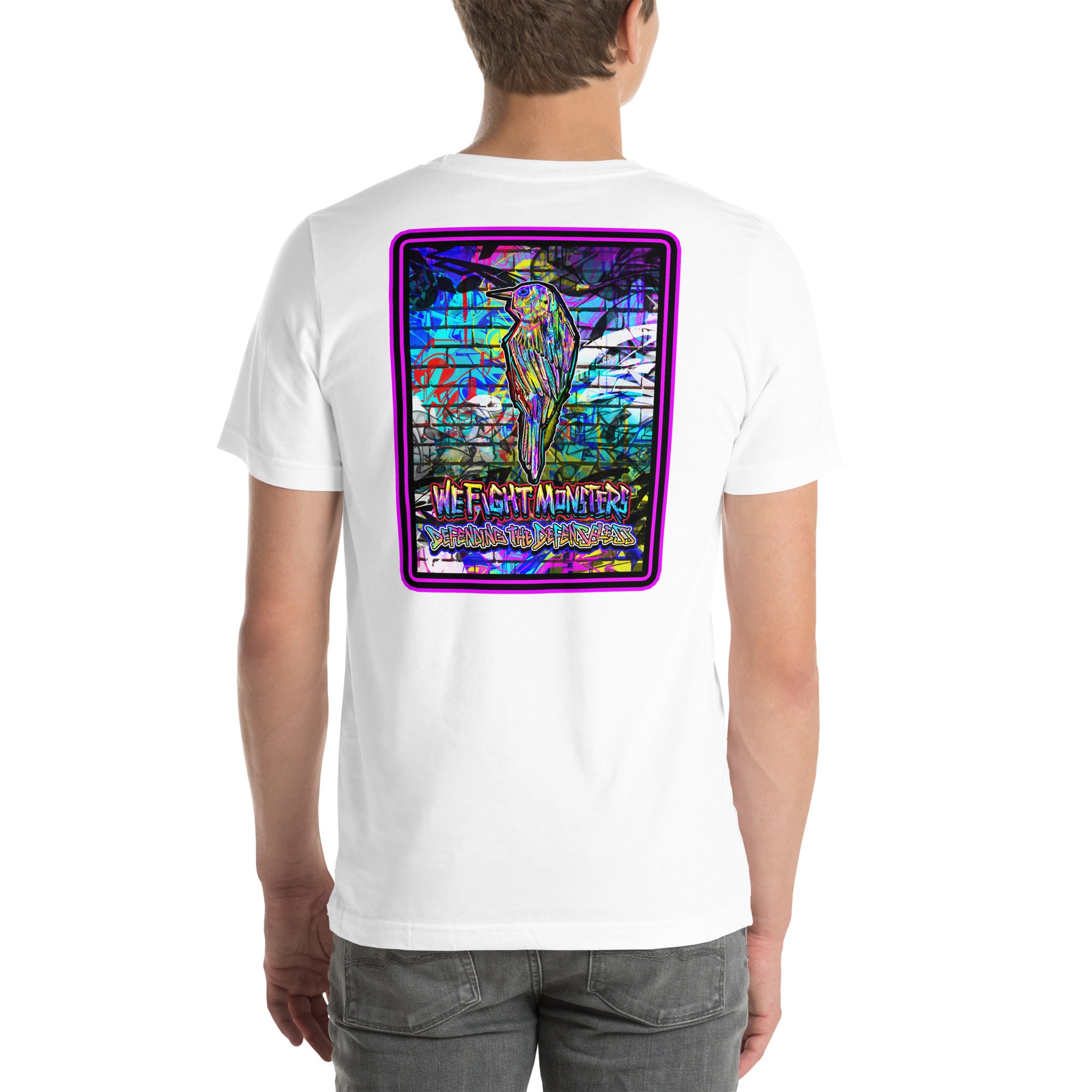 Graffiti Serve We Fight Monsters Men/Women Shirt