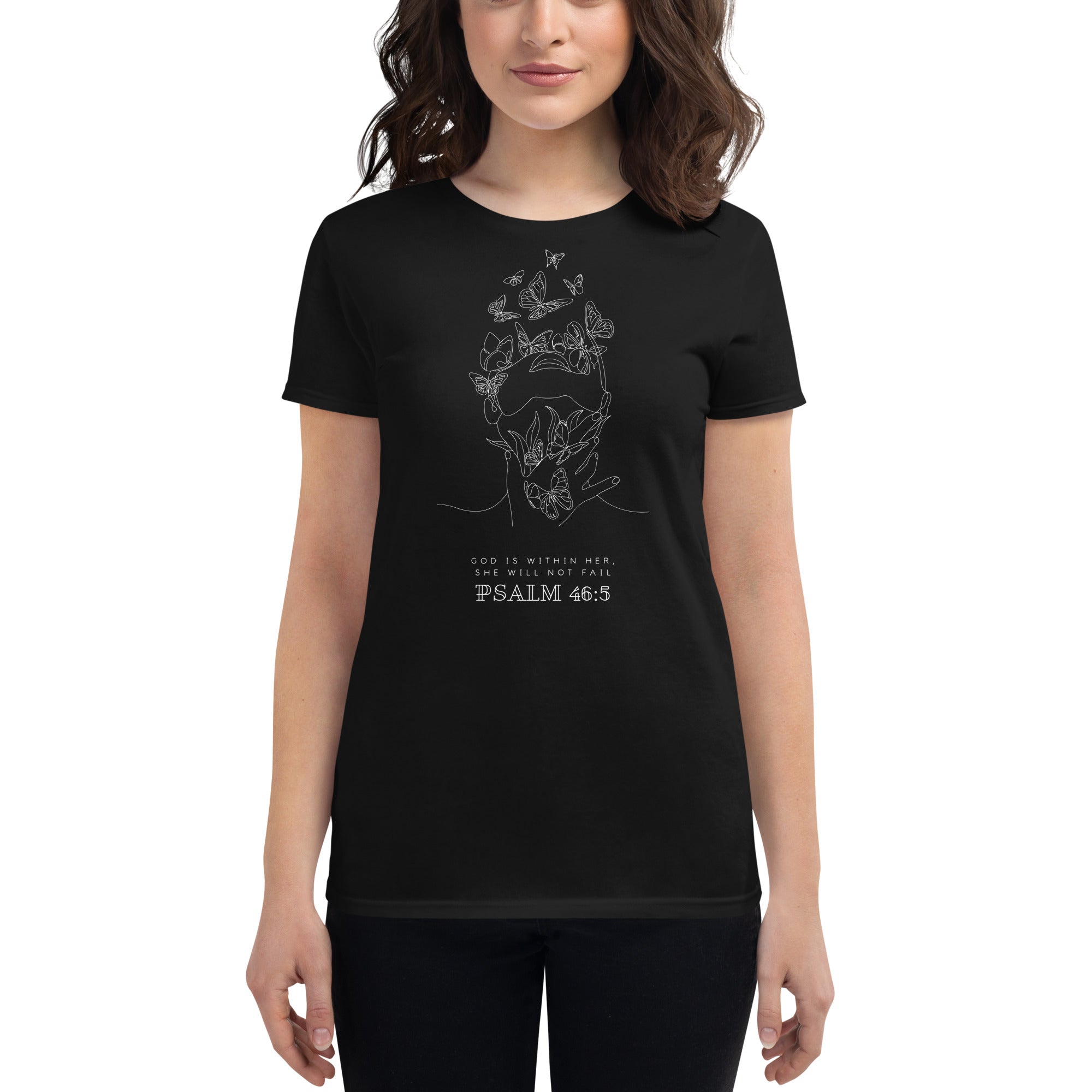 God Is Within Her Women's Short Sleeve Shirt